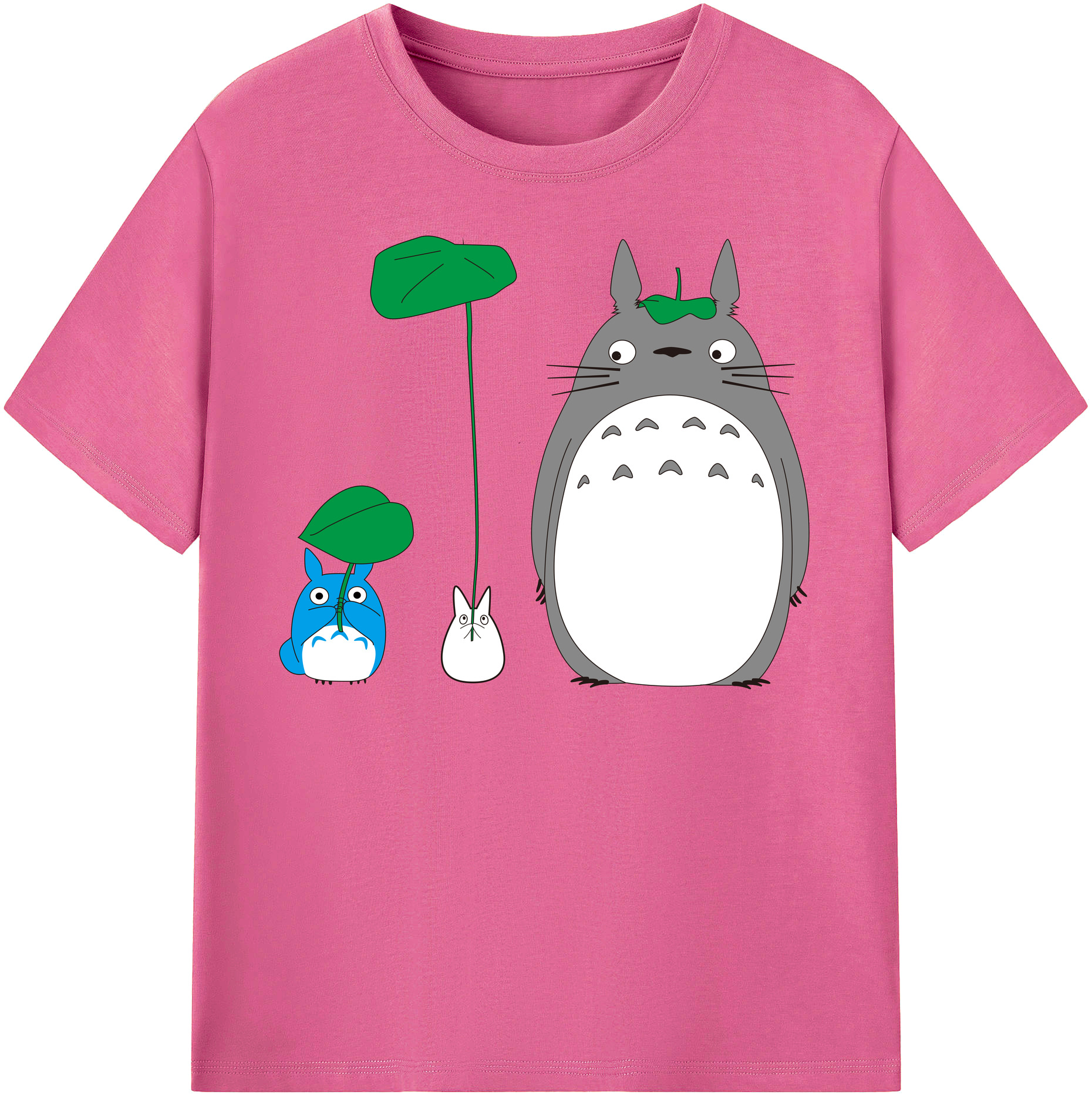 （画像用） となりのトトロ 草壁メイ 草壁サツキ My Neighbor Totoro Satsuki Kusakabe Mei Kusakabe レディースカジュアルプリントTシャツ（綿100％）