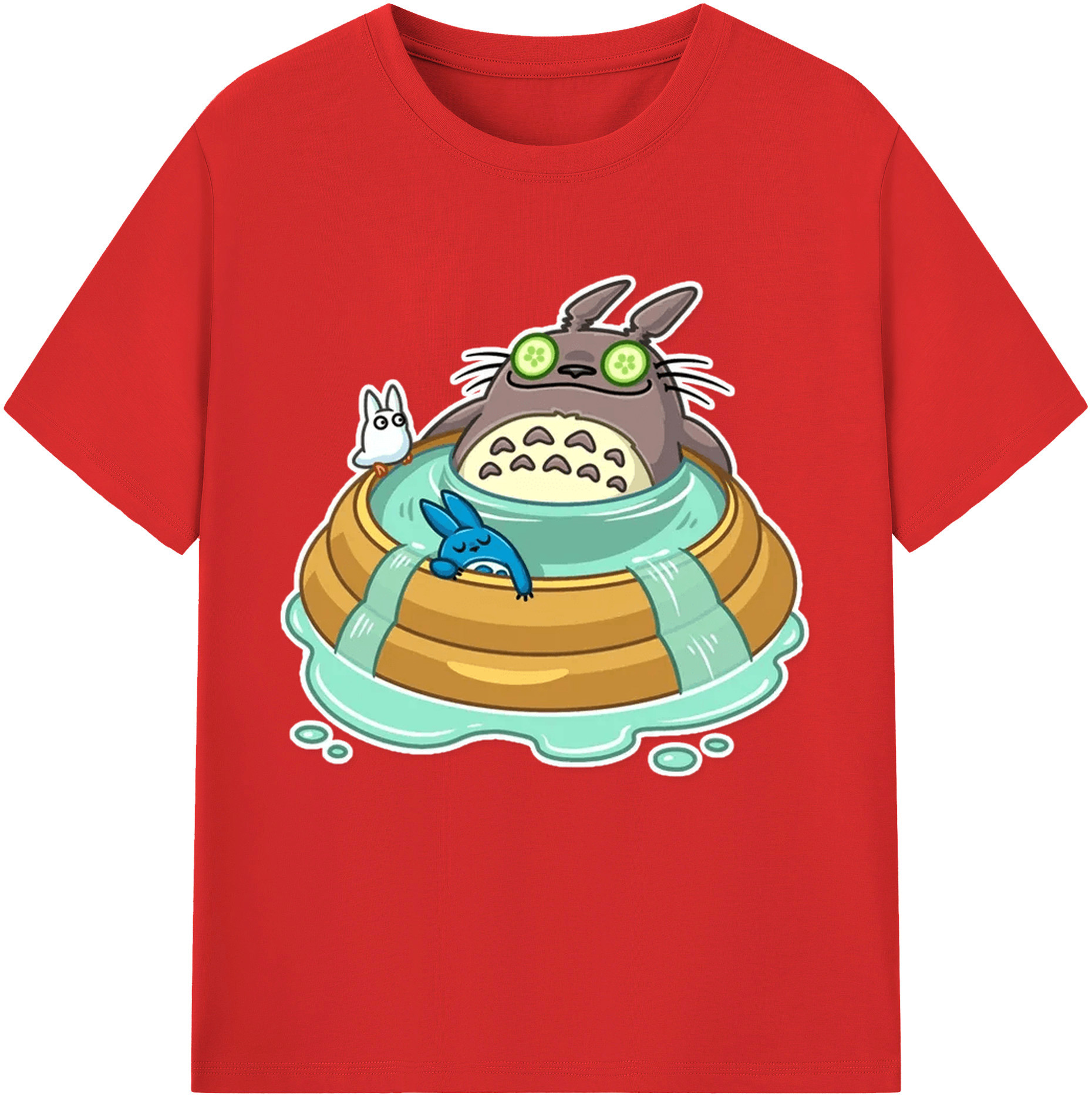 （画像用） となりのトトロ 草壁メイ 草壁サツキ My Neighbor Totoro Satsuki Kusakabe Mei Kusakabe レディースカジュアルプリントTシャツ（綿100％）