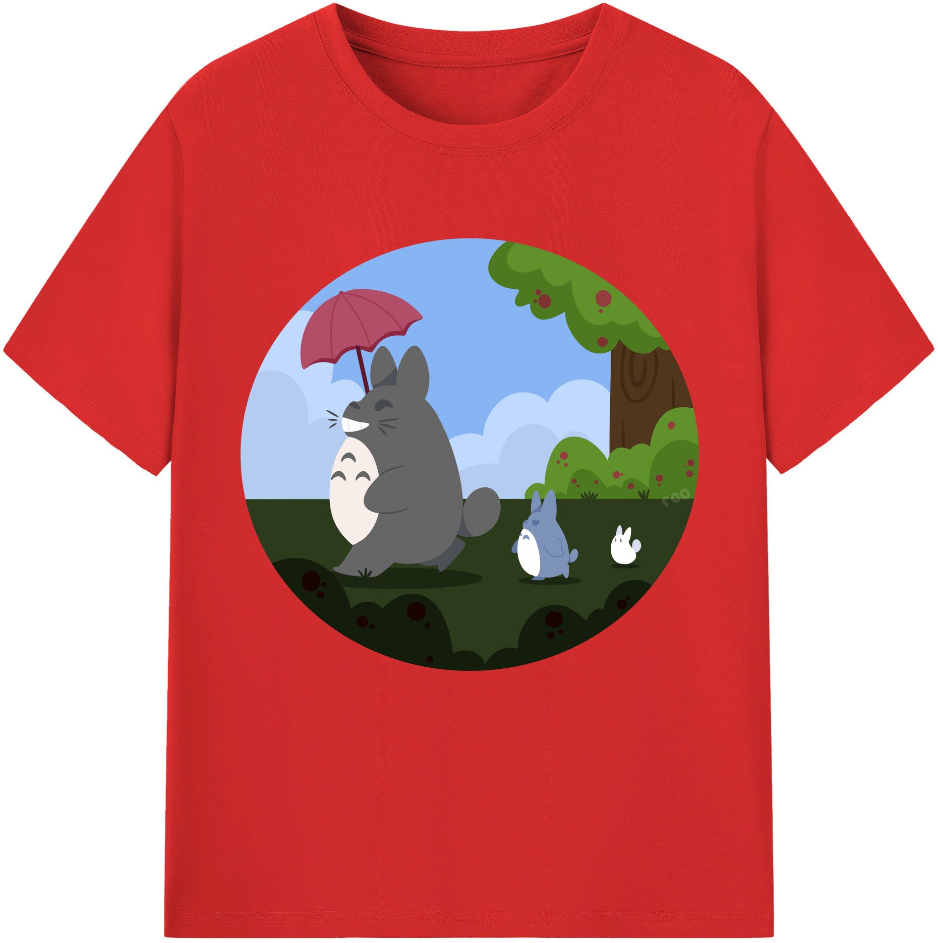 （画像用） となりのトトロ 草壁メイ 草壁サツキ My Neighbor Totoro Satsuki Kusakabe Mei Kusakabe レディースカジュアルプリントTシャツ（綿100％）