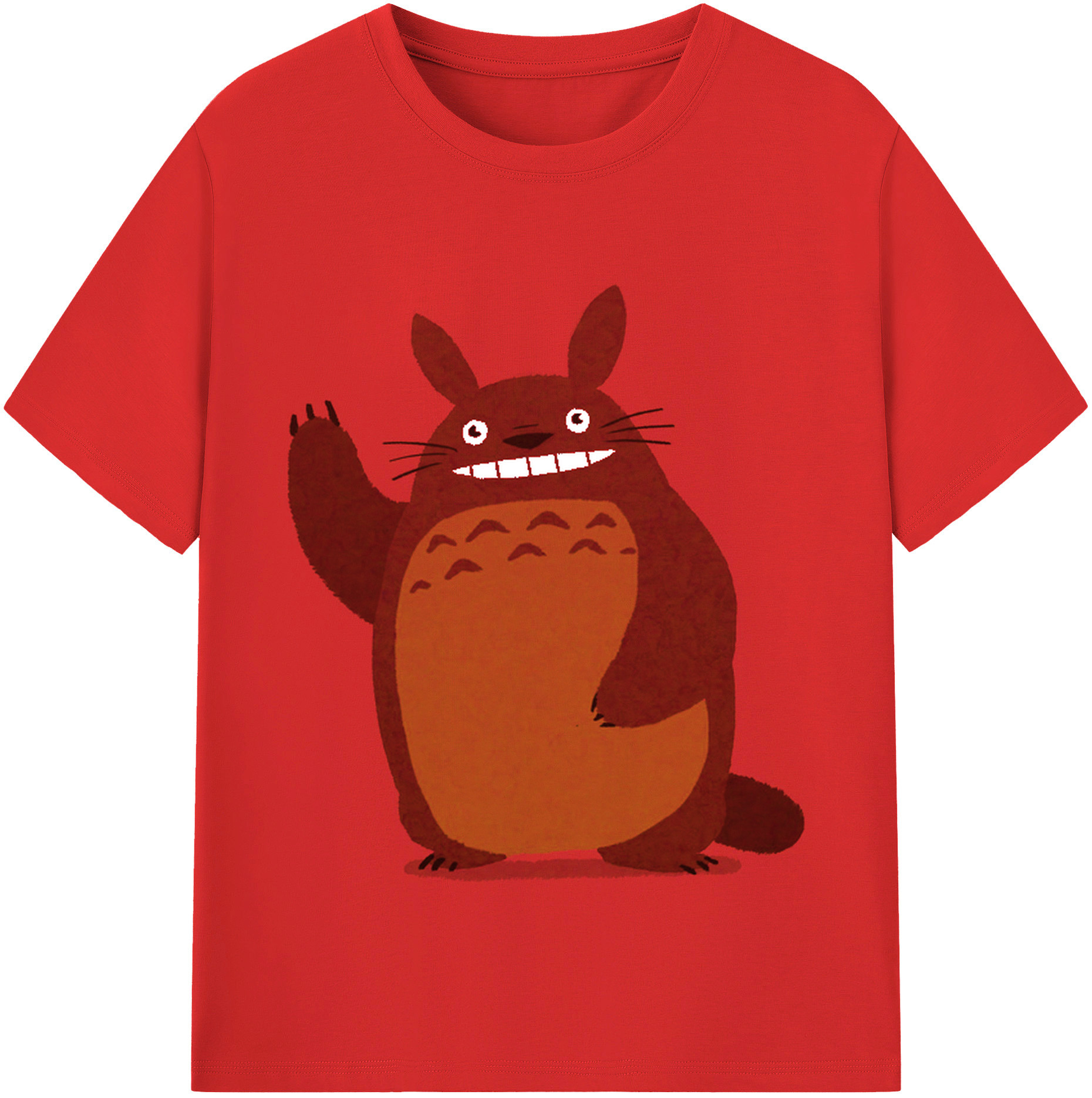 （画像用） となりのトトロ 草壁メイ 草壁サツキ My Neighbor Totoro Satsuki Kusakabe Mei Kusakabe レディースカジュアルプリントTシャツ（綿100％）