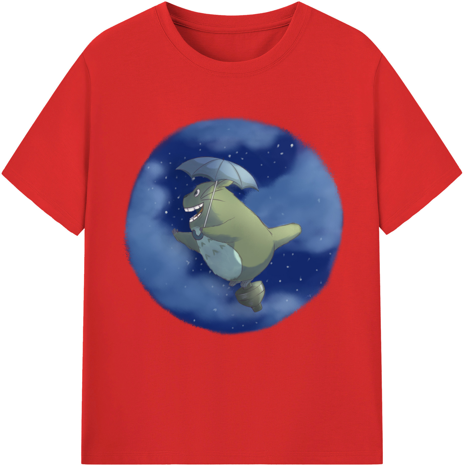 （画像用） となりのトトロ 草壁メイ 草壁サツキ My Neighbor Totoro Satsuki Kusakabe Mei Kusakabe レディースカジュアルプリントTシャツ（綿100％）