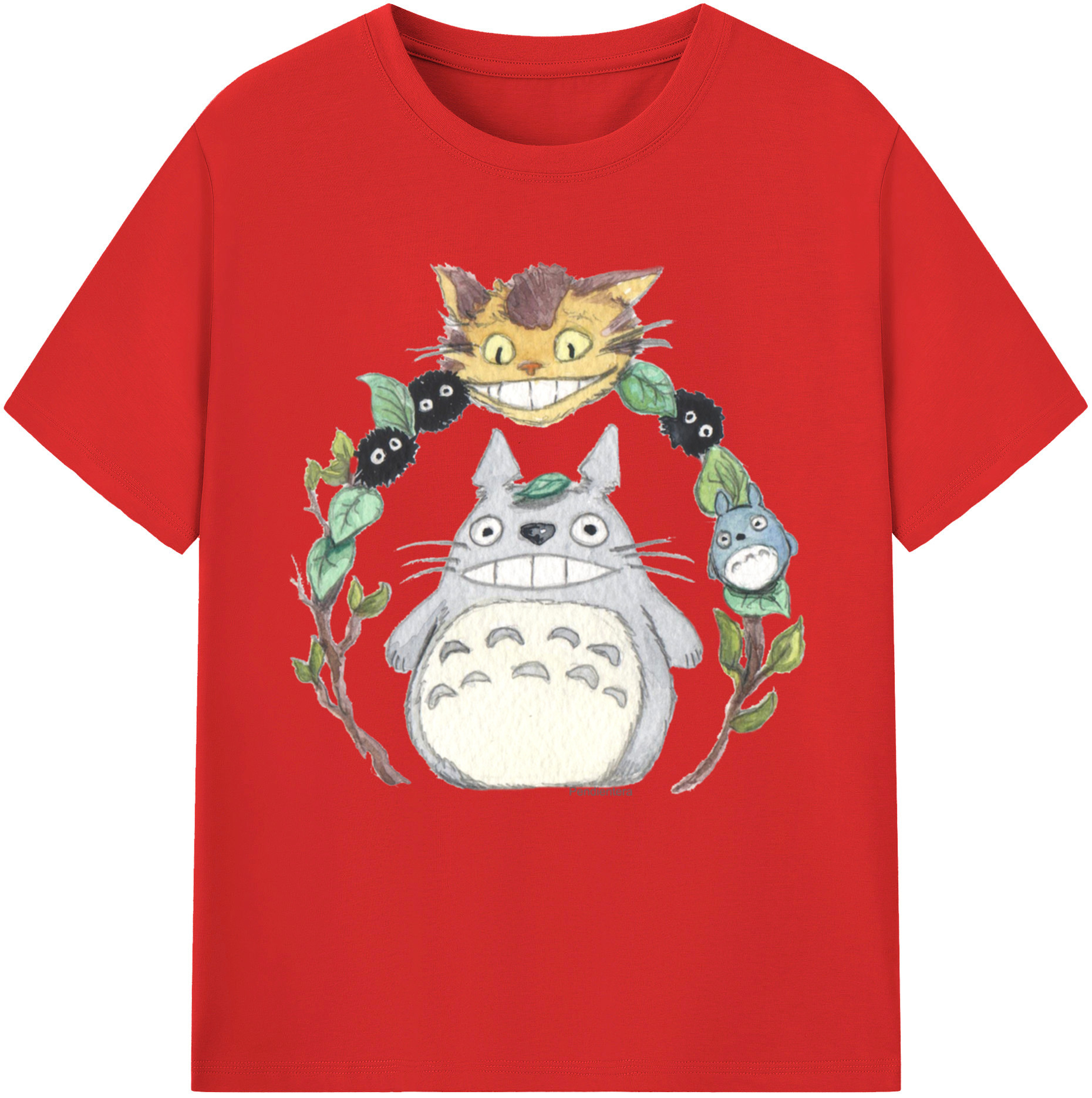 （画像用） となりのトトロ 草壁メイ 草壁サツキ My Neighbor Totoro Satsuki Kusakabe Mei Kusakabe レディースカジュアルプリントTシャツ（綿100％）