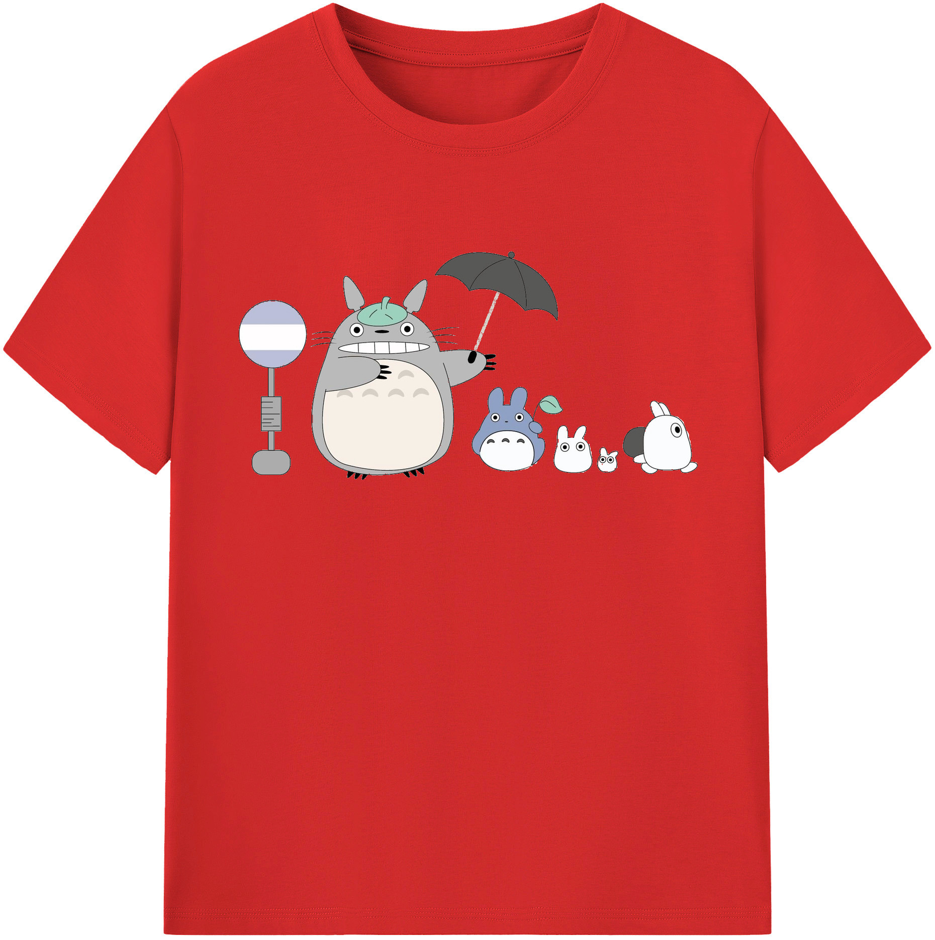 （画像用） となりのトトロ 草壁メイ 草壁サツキ My Neighbor Totoro Satsuki Kusakabe Mei Kusakabe レディースカジュアルプリントTシャツ（綿100％）