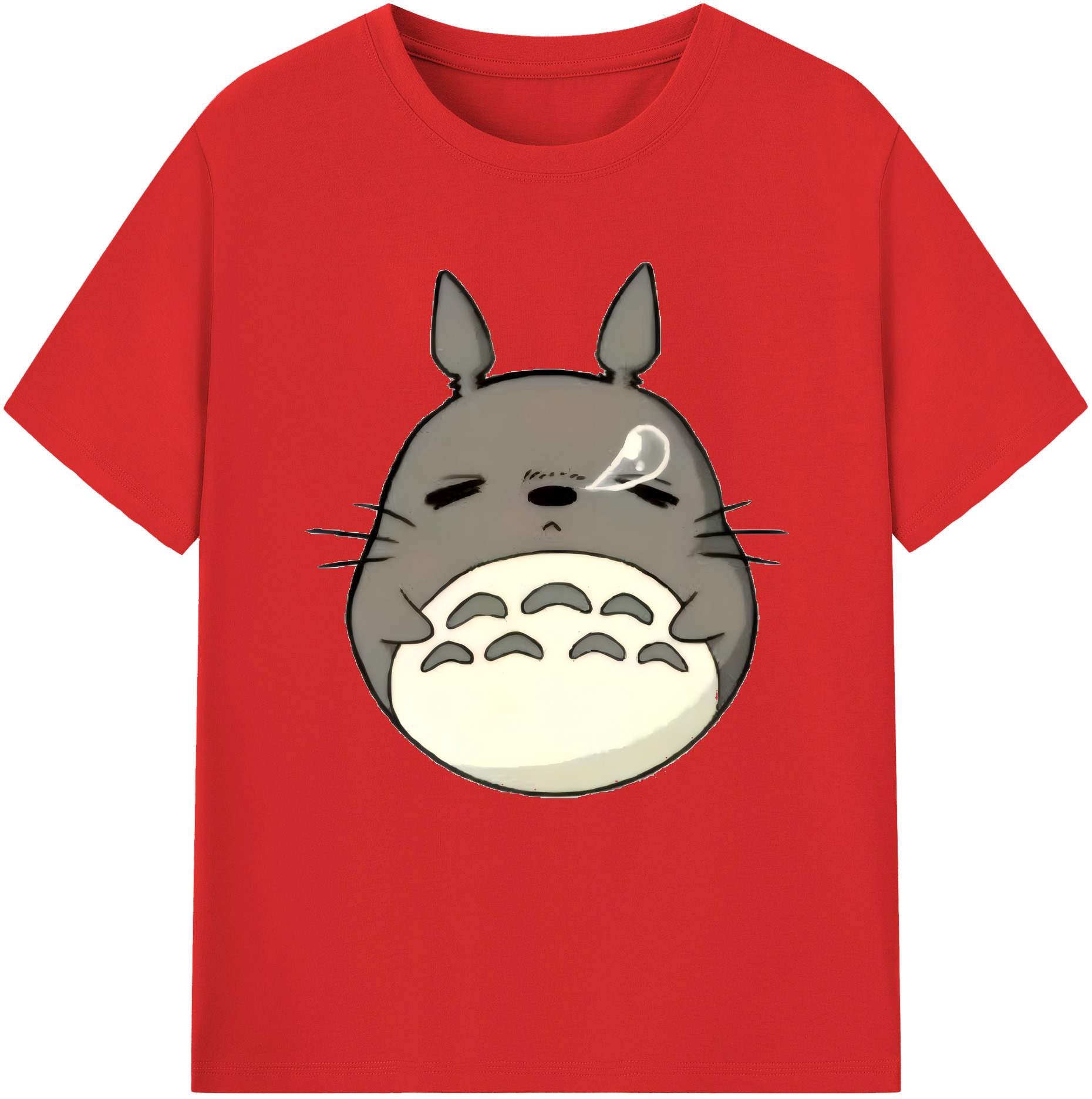 （画像用） となりのトトロ 草壁メイ 草壁サツキ My Neighbor Totoro Satsuki Kusakabe Mei Kusakabe レディースカジュアルプリントTシャツ（綿100％）