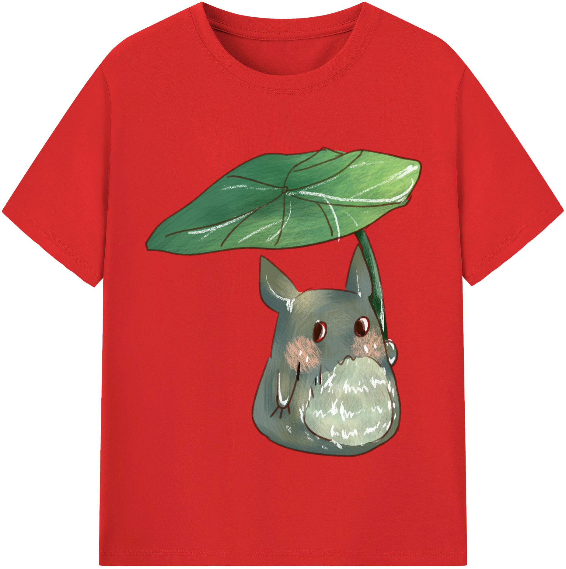 （画像用） となりのトトロ 草壁メイ 草壁サツキ My Neighbor Totoro Satsuki Kusakabe Mei Kusakabe レディースカジュアルプリントTシャツ（綿100％）