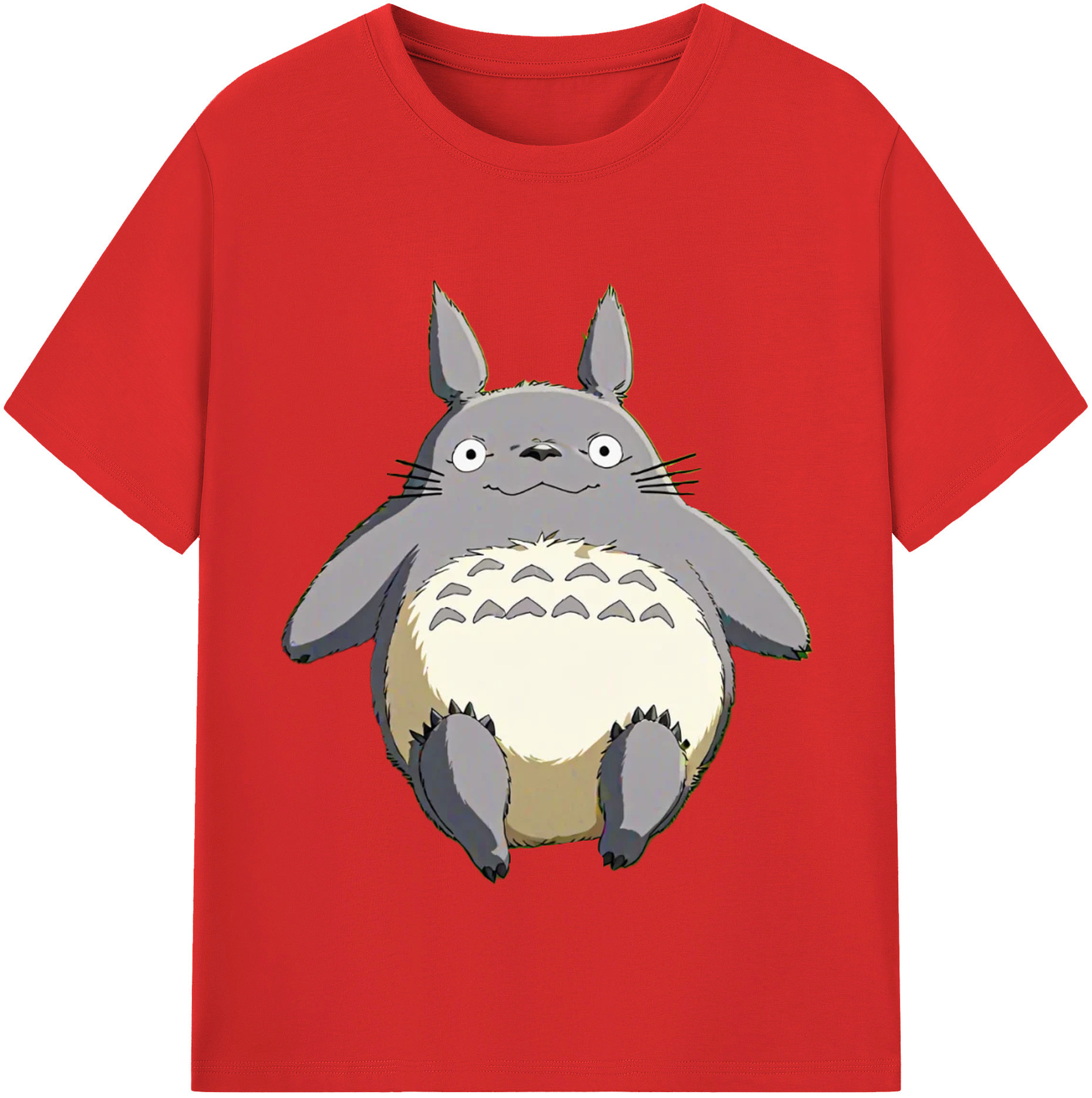 （画像用） となりのトトロ 草壁メイ 草壁サツキ My Neighbor Totoro Satsuki Kusakabe Mei Kusakabe レディースカジュアルプリントTシャツ（綿100％）