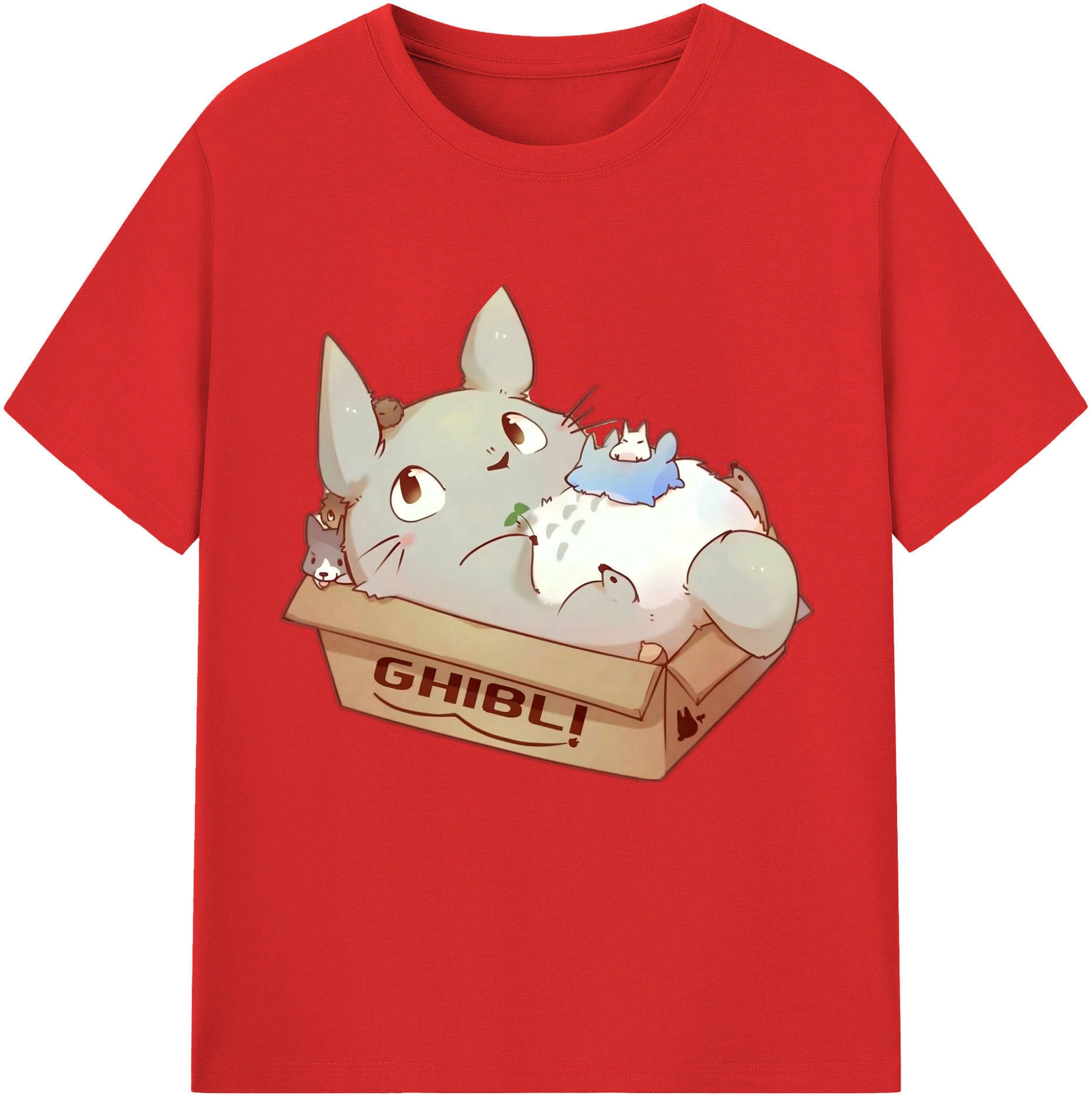 （画像用） となりのトトロ 草壁メイ 草壁サツキ My Neighbor Totoro Satsuki Kusakabe Mei Kusakabe レディースカジュアルプリントTシャツ（綿100％）
