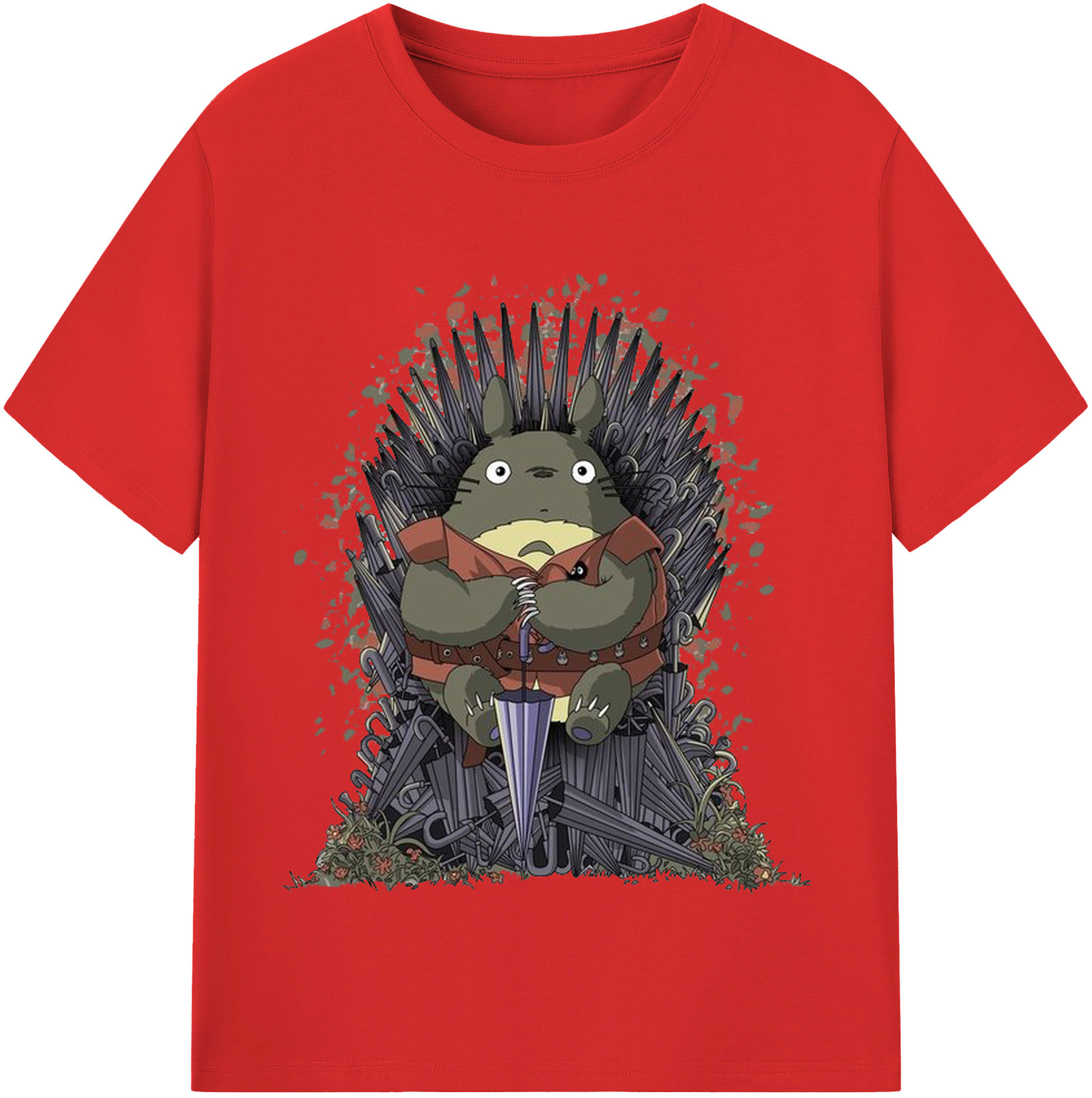 （画像用） となりのトトロ 草壁メイ 草壁サツキ My Neighbor Totoro Satsuki Kusakabe Mei Kusakabe レディースカジュアルプリントTシャツ（綿100％）