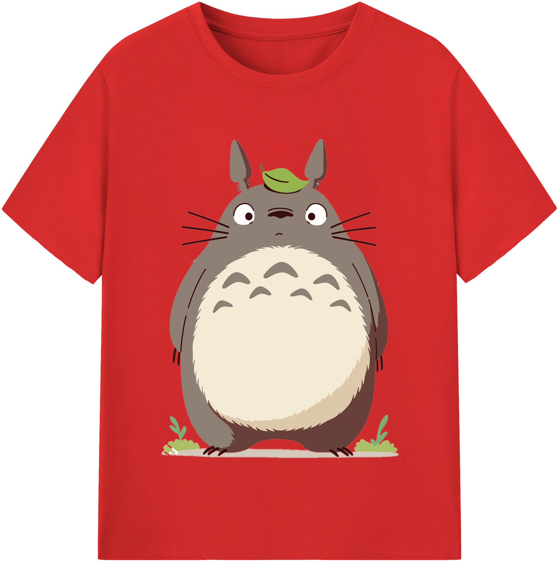 （画像用） となりのトトロ 草壁メイ 草壁サツキ My Neighbor Totoro Satsuki Kusakabe Mei Kusakabe レディースカジュアルプリントTシャツ（綿100％）