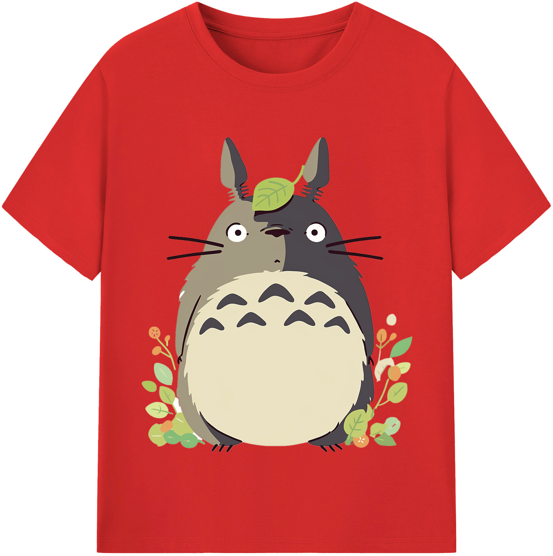 （画像用） となりのトトロ 草壁メイ 草壁サツキ My Neighbor Totoro Satsuki Kusakabe Mei Kusakabe レディースカジュアルプリントTシャツ（綿100％）