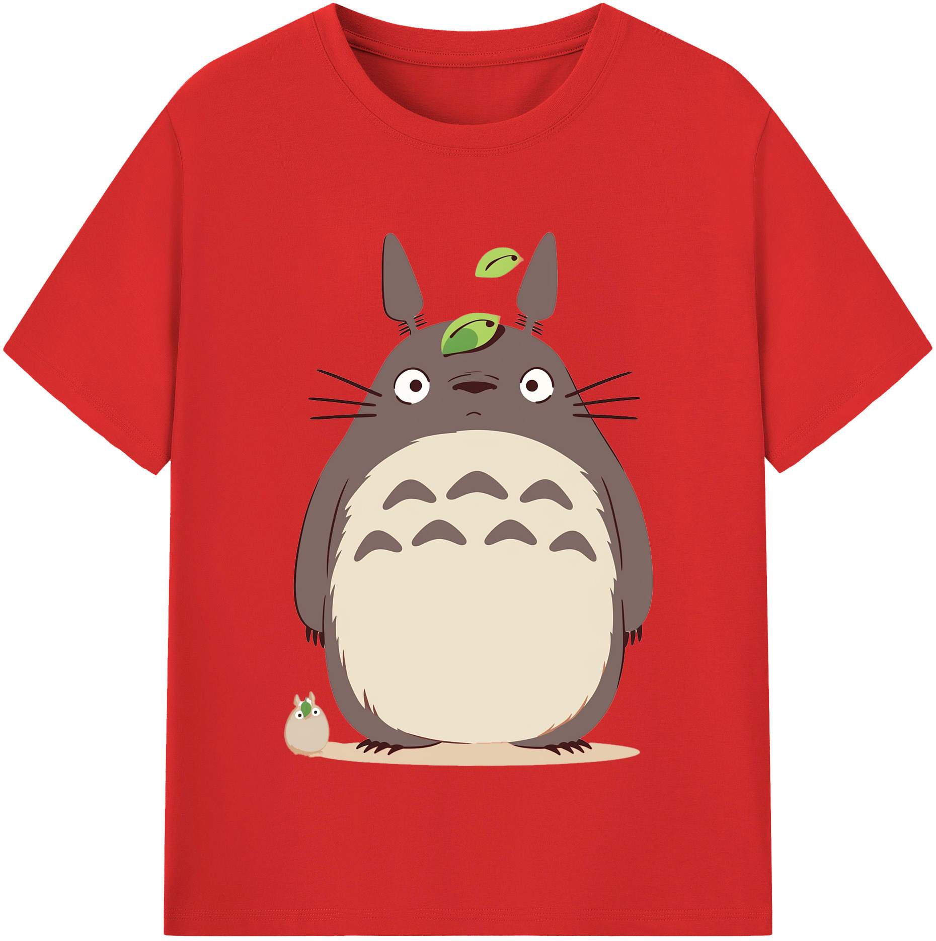（画像用） となりのトトロ 草壁メイ 草壁サツキ My Neighbor Totoro Satsuki Kusakabe Mei Kusakabe レディースカジュアルプリントTシャツ（綿100％）