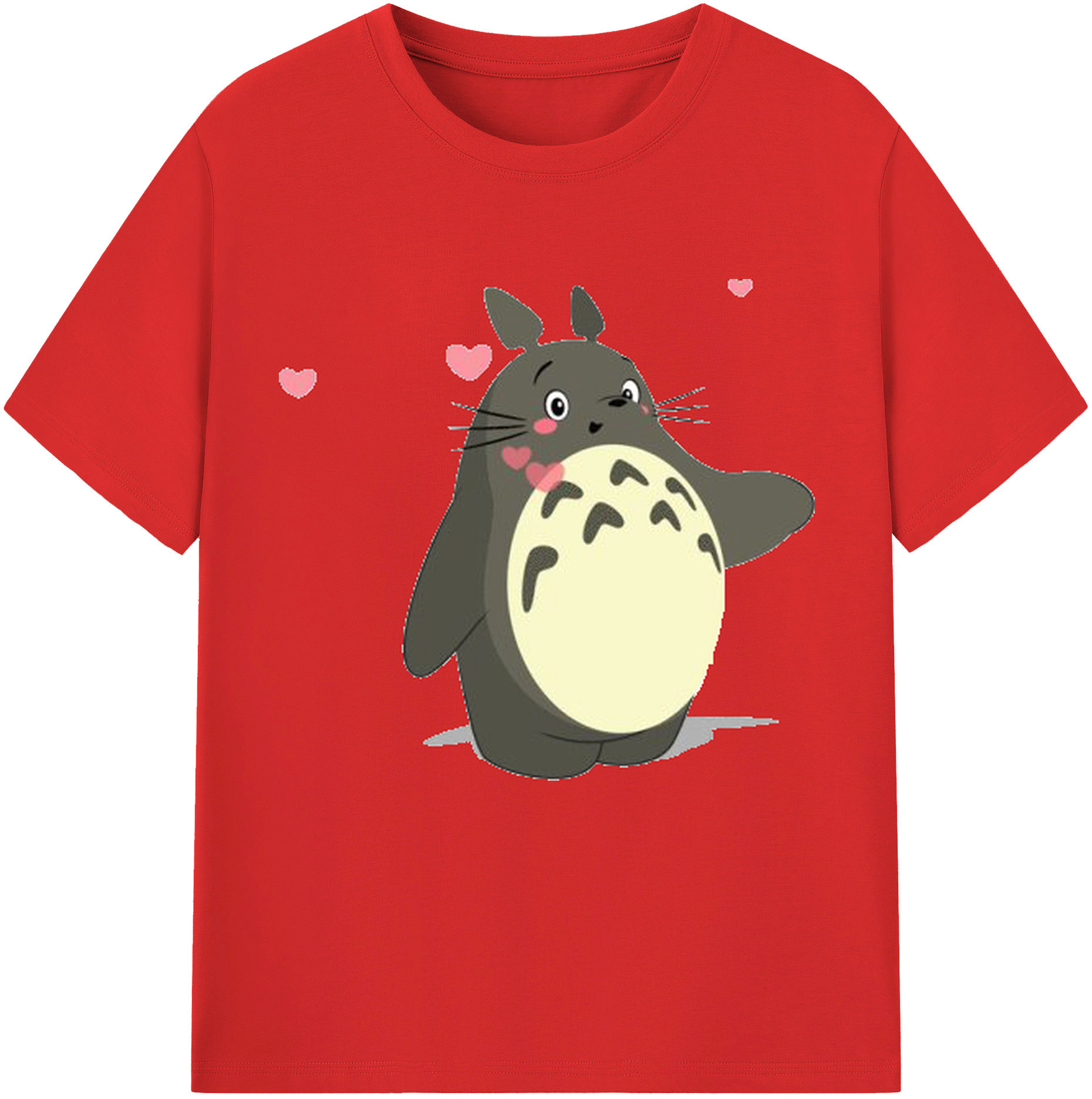 （画像用） となりのトトロ 草壁メイ 草壁サツキ My Neighbor Totoro Satsuki Kusakabe Mei Kusakabe レディースカジュアルプリントTシャツ（綿100％）
