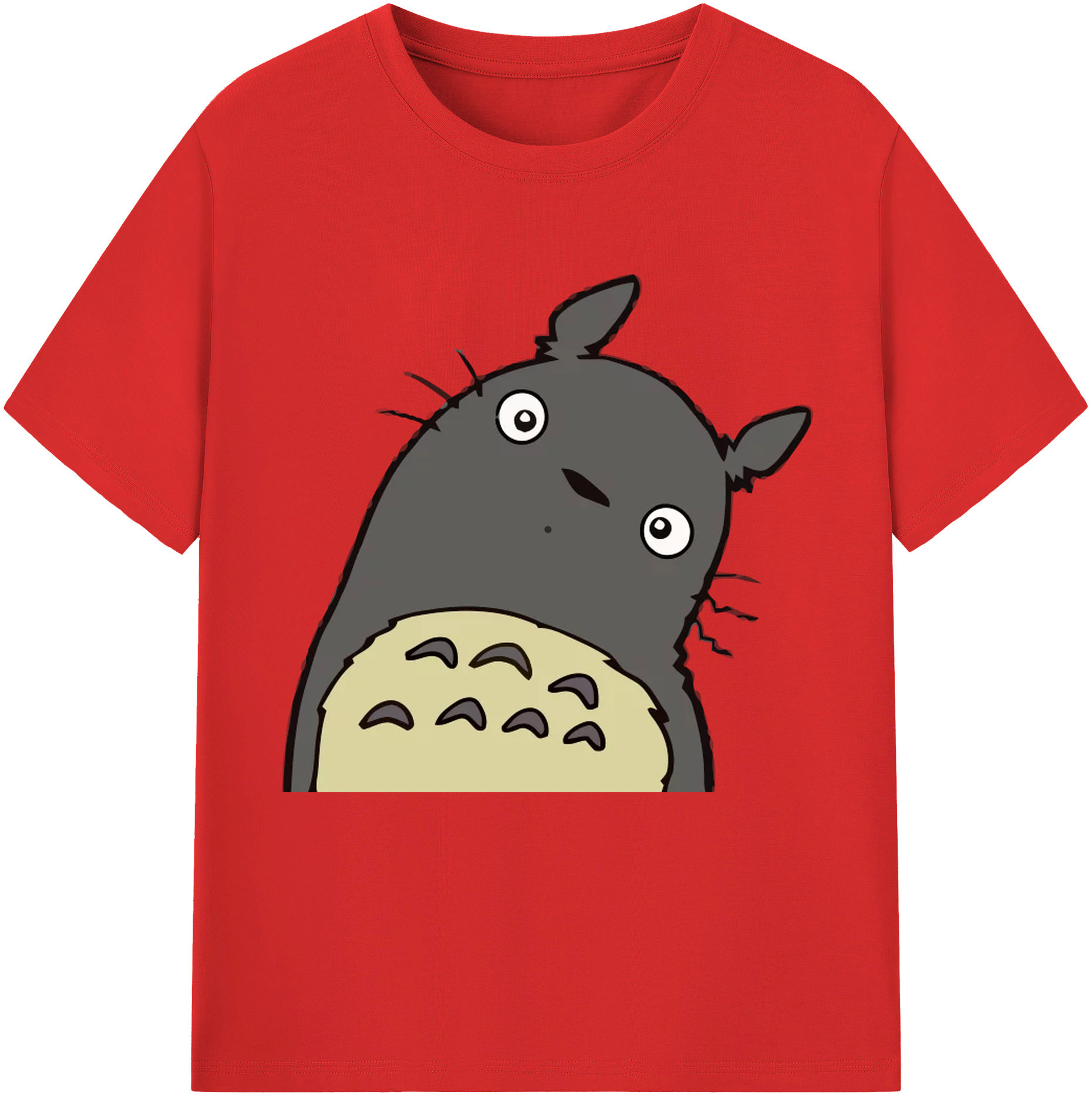 （画像用） となりのトトロ 草壁メイ 草壁サツキ My Neighbor Totoro Satsuki Kusakabe Mei Kusakabe レディースカジュアルプリントTシャツ（綿100％）