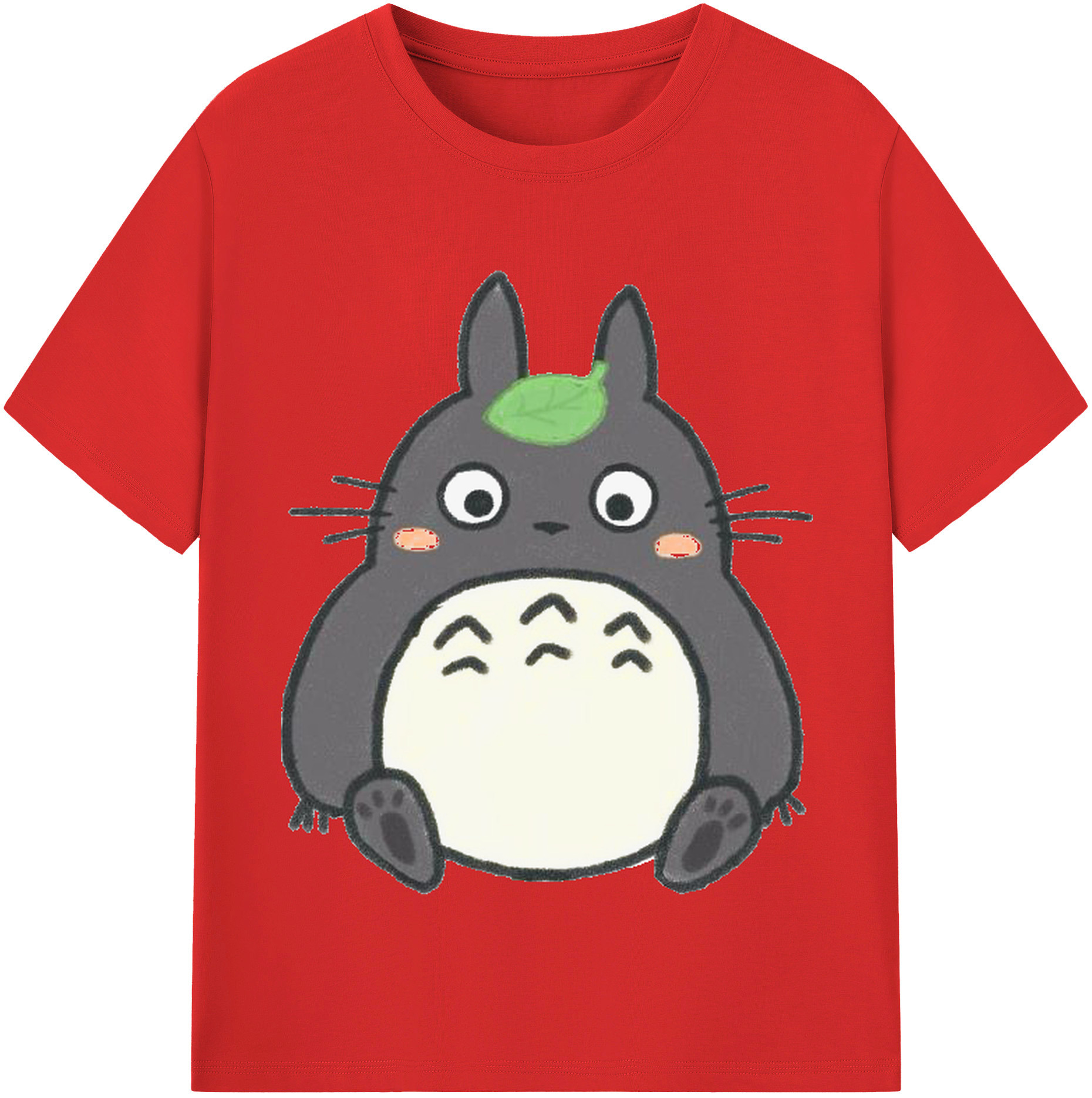 （画像用） となりのトトロ 草壁メイ 草壁サツキ My Neighbor Totoro Satsuki Kusakabe Mei Kusakabe レディースカジュアルプリントTシャツ（綿100％）