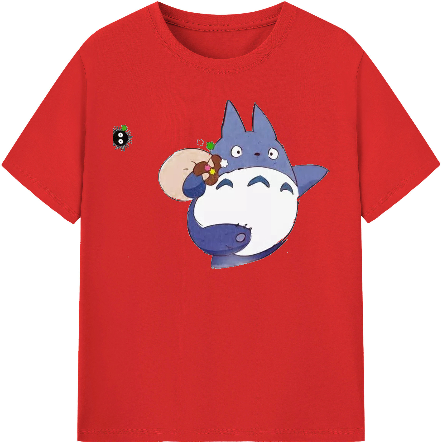 （画像用） となりのトトロ 草壁メイ 草壁サツキ My Neighbor Totoro Satsuki Kusakabe Mei Kusakabe レディースカジュアルプリントTシャツ（綿100％）