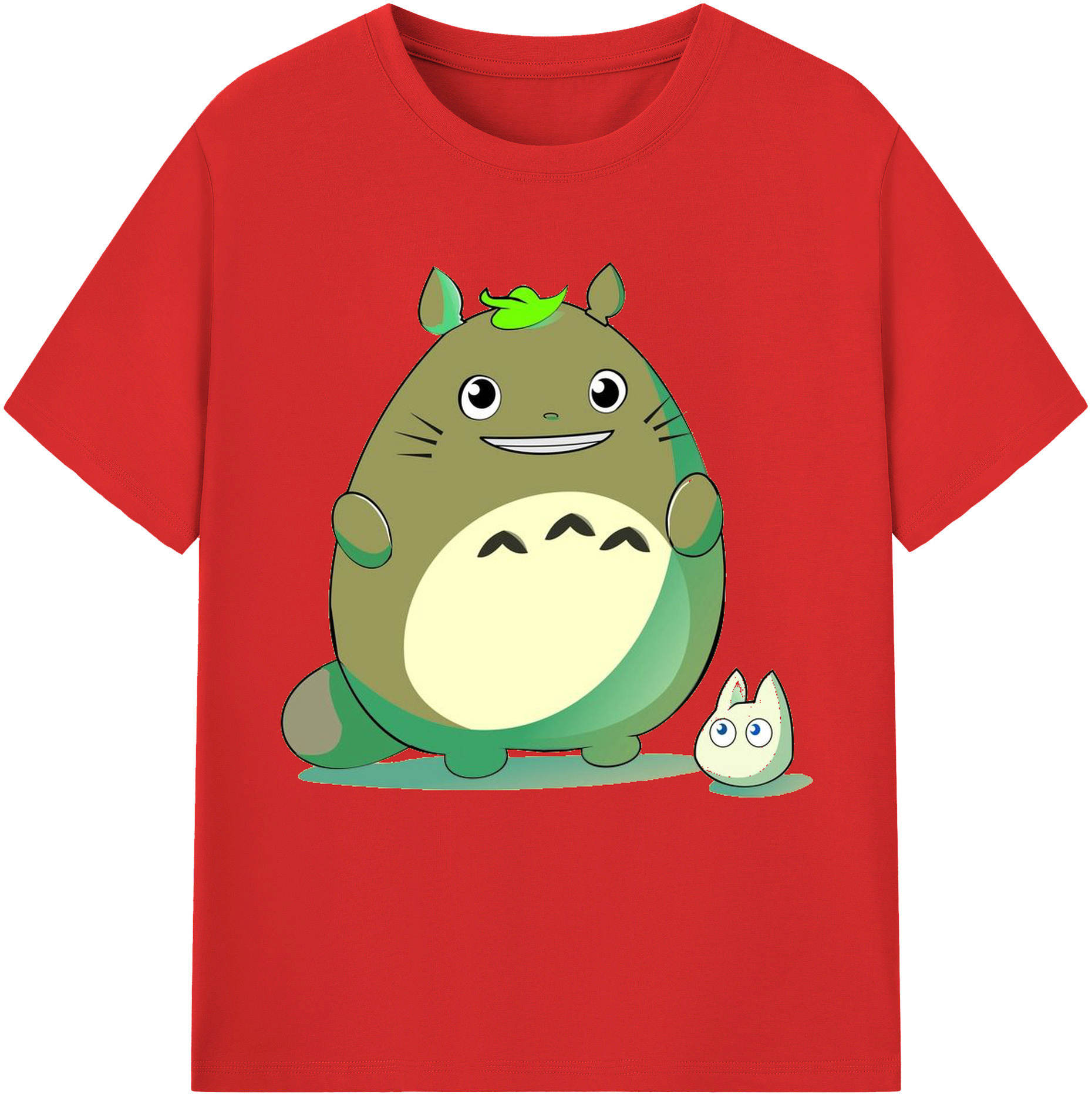 （画像用） となりのトトロ 草壁メイ 草壁サツキ My Neighbor Totoro Satsuki Kusakabe Mei Kusakabe レディースカジュアルプリントTシャツ（綿100％）