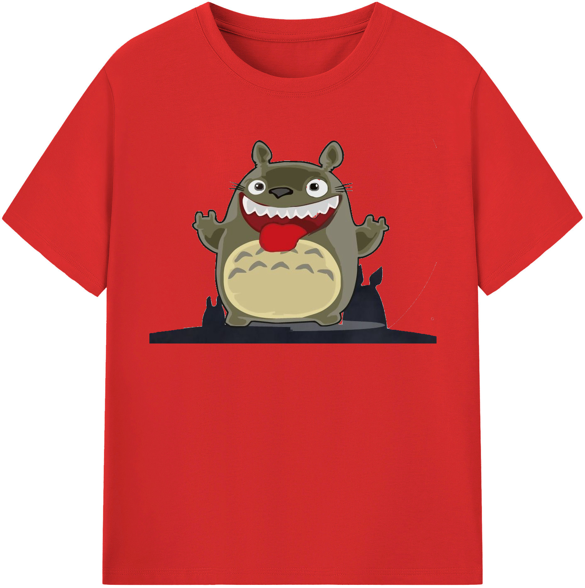 （画像用） となりのトトロ 草壁メイ 草壁サツキ My Neighbor Totoro Satsuki Kusakabe Mei Kusakabe レディースカジュアルプリントTシャツ（綿100％）
