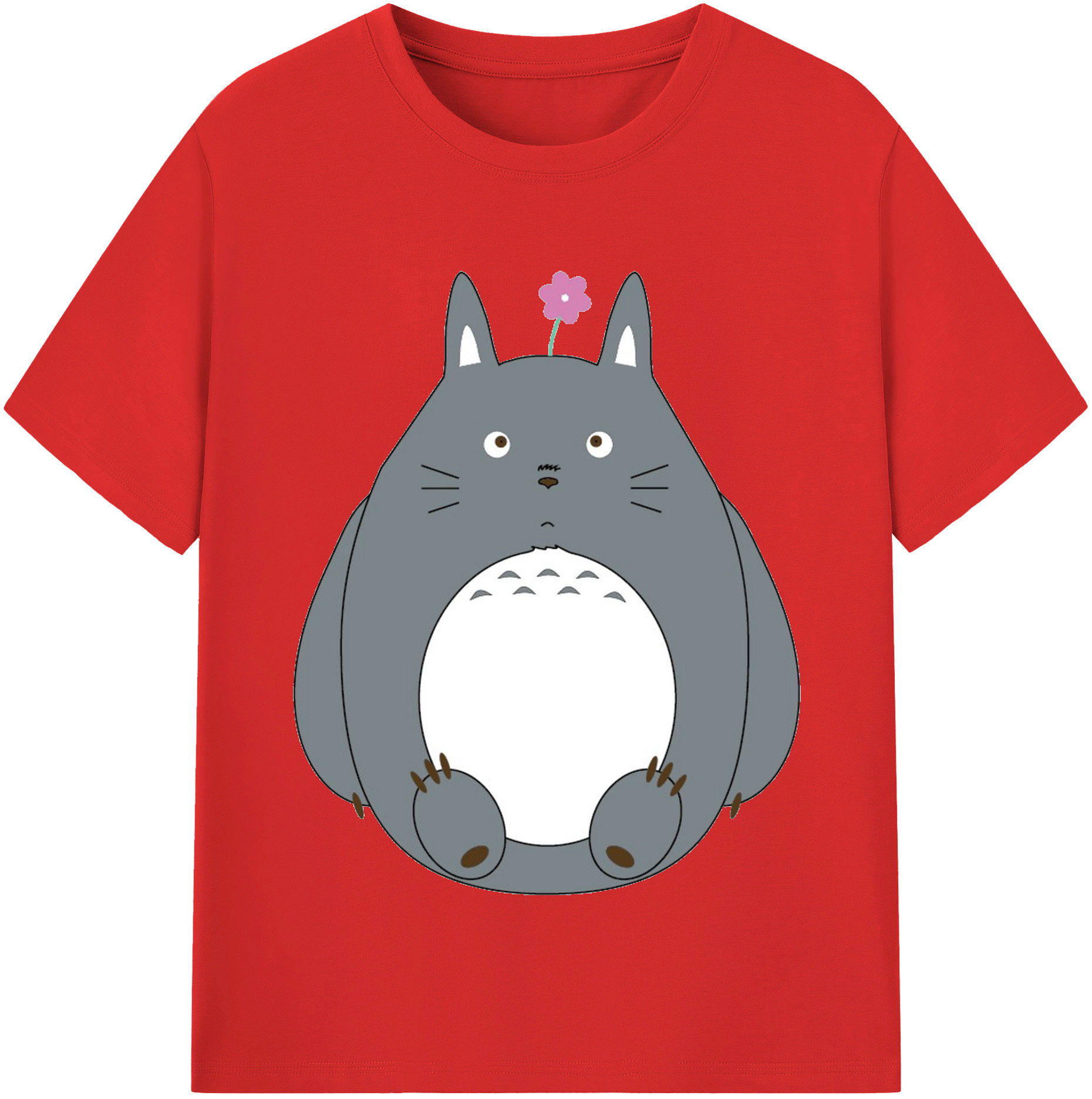 （画像用） となりのトトロ 草壁メイ 草壁サツキ My Neighbor Totoro Satsuki Kusakabe Mei Kusakabe レディースカジュアルプリントTシャツ（綿100％）