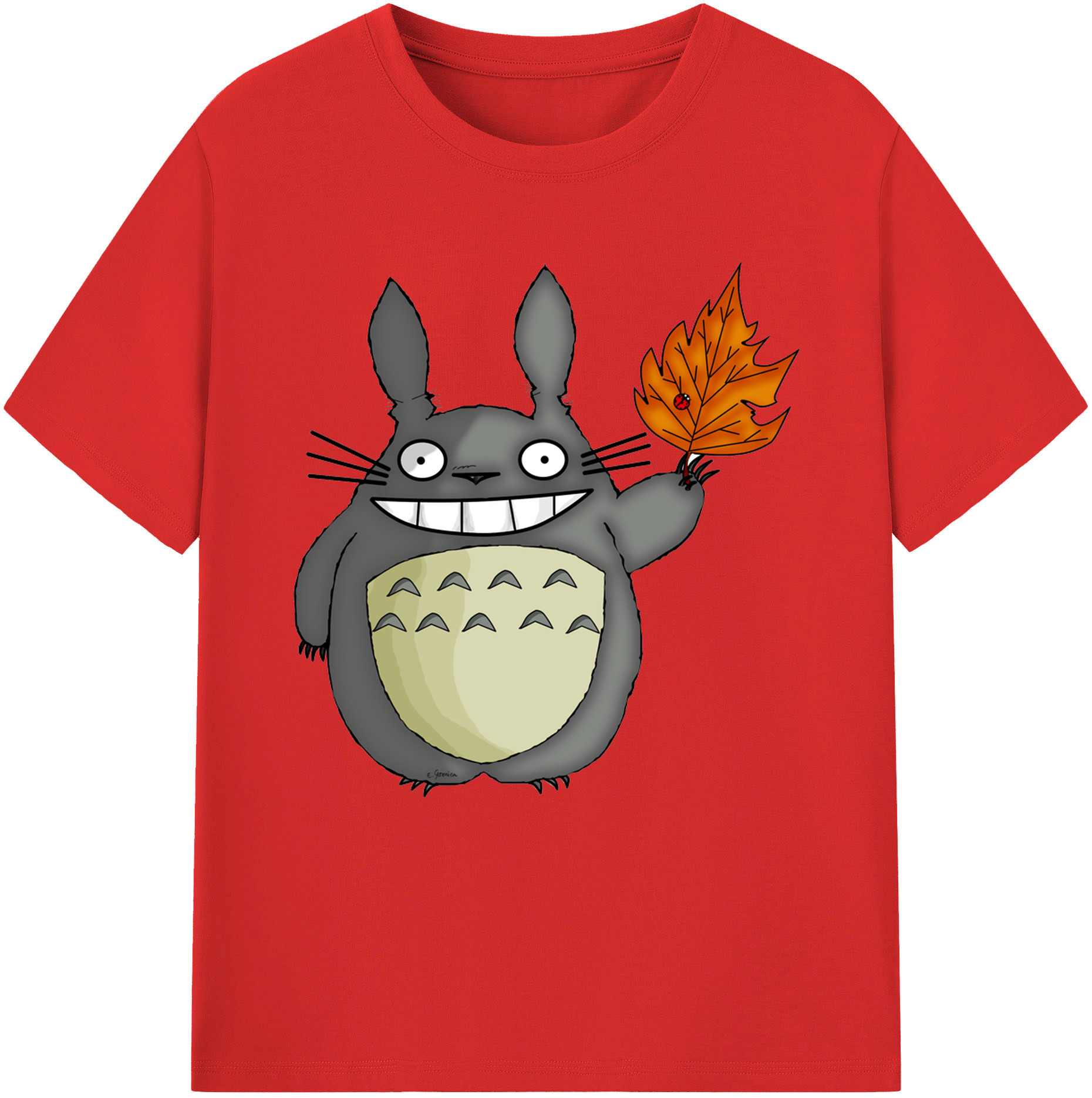 （画像用） となりのトトロ 草壁メイ 草壁サツキ My Neighbor Totoro Satsuki Kusakabe Mei Kusakabe レディースカジュアルプリントTシャツ（綿100％）