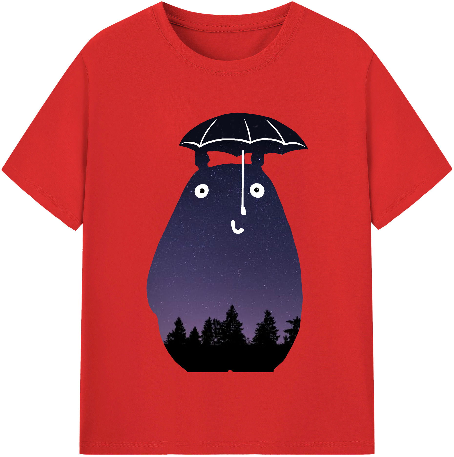 （画像用） となりのトトロ 草壁メイ 草壁サツキ My Neighbor Totoro Satsuki Kusakabe Mei Kusakabe レディースカジュアルプリントTシャツ（綿100％）
