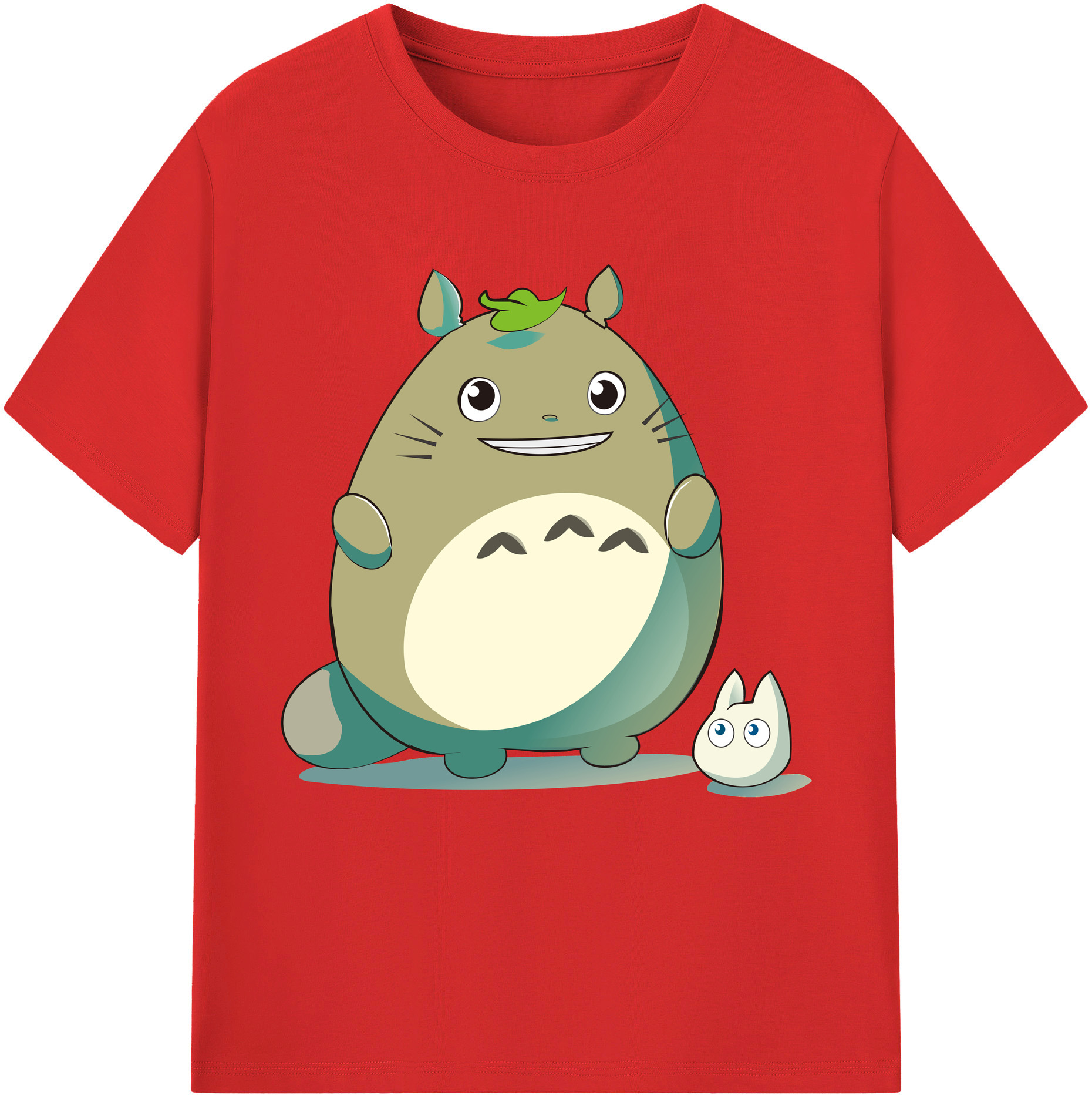 （画像用） となりのトトロ 草壁メイ 草壁サツキ My Neighbor Totoro Satsuki Kusakabe Mei Kusakabe レディースカジュアルプリントTシャツ（綿100％）