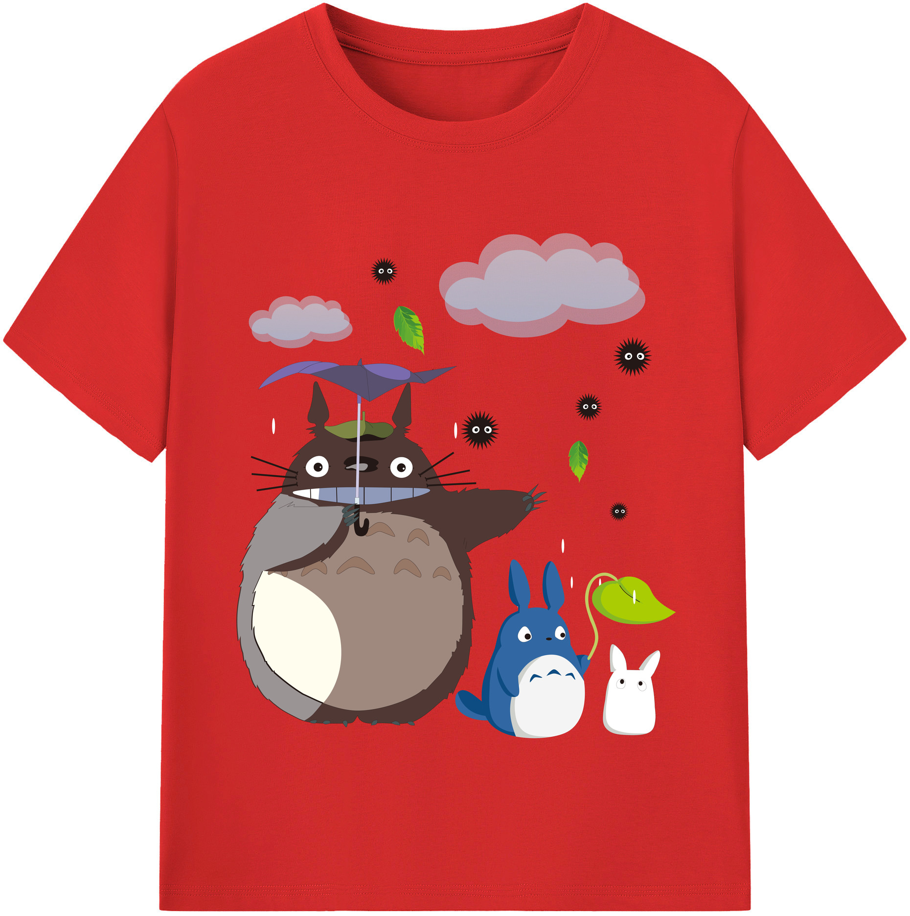 （画像用） となりのトトロ 草壁メイ 草壁サツキ My Neighbor Totoro Satsuki Kusakabe Mei Kusakabe レディースカジュアルプリントTシャツ（綿100％）
