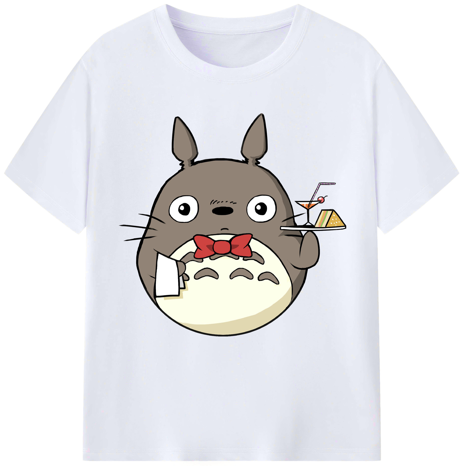 （画像用） となりのトトロ 草壁メイ 草壁サツキ My Neighbor Totoro Satsuki Kusakabe Mei Kusakabe レディースカジュアルプリントTシャツ（綿100％）