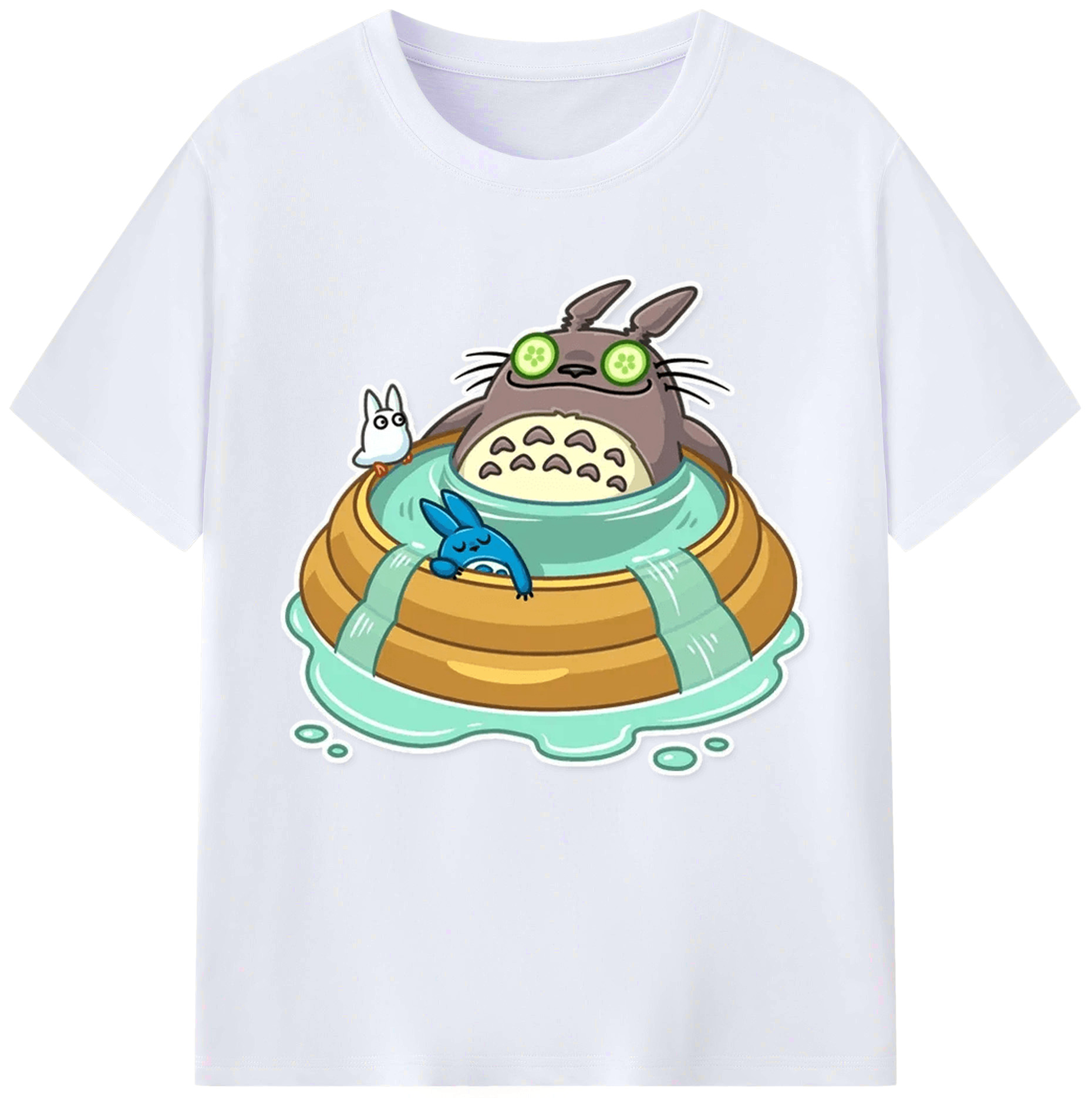 （画像用） となりのトトロ 草壁メイ 草壁サツキ My Neighbor Totoro Satsuki Kusakabe Mei Kusakabe レディースカジュアルプリントTシャツ（綿100％）