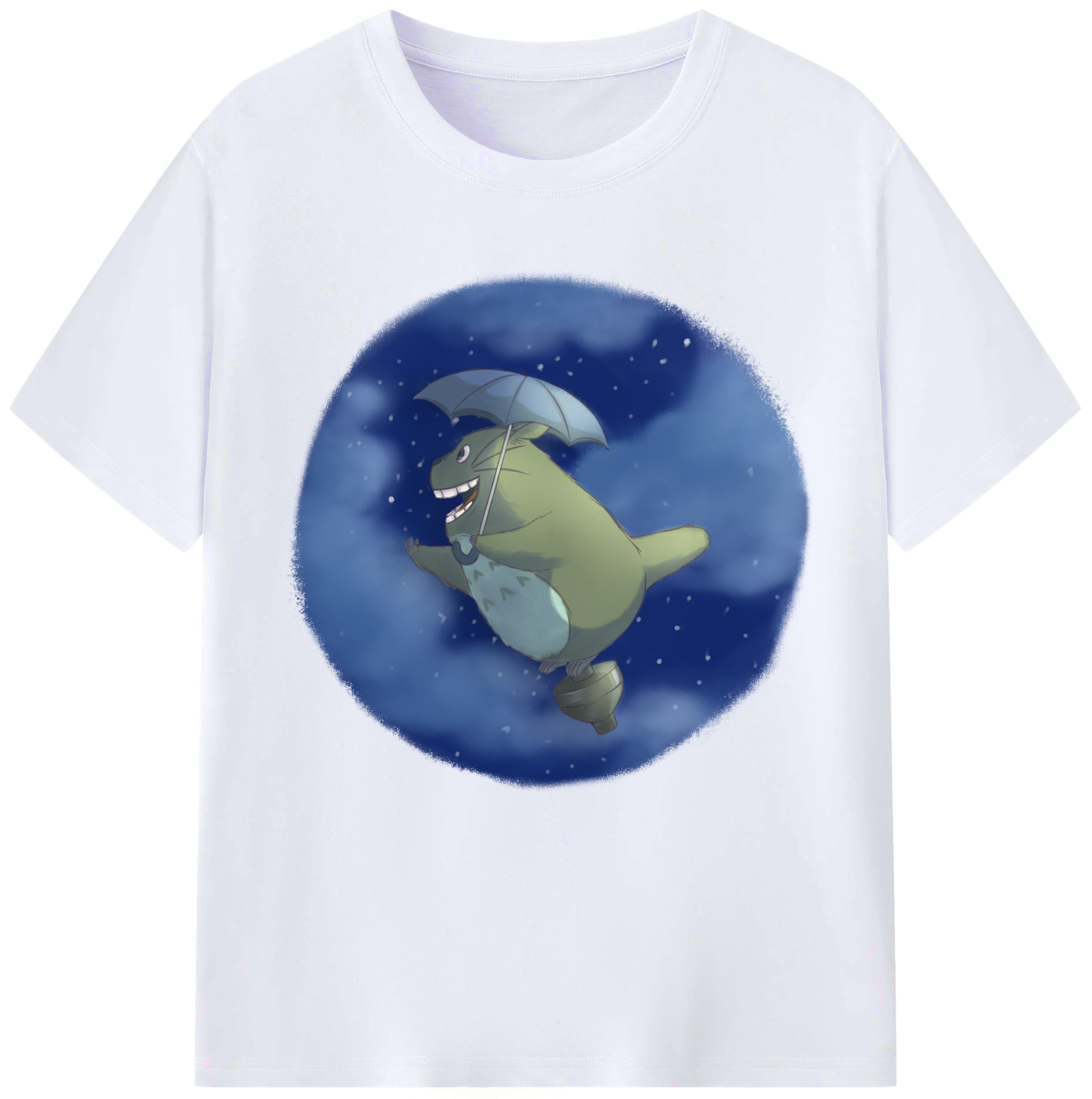 （画像用） となりのトトロ 草壁メイ 草壁サツキ My Neighbor Totoro Satsuki Kusakabe Mei Kusakabe レディースカジュアルプリントTシャツ（綿100％）