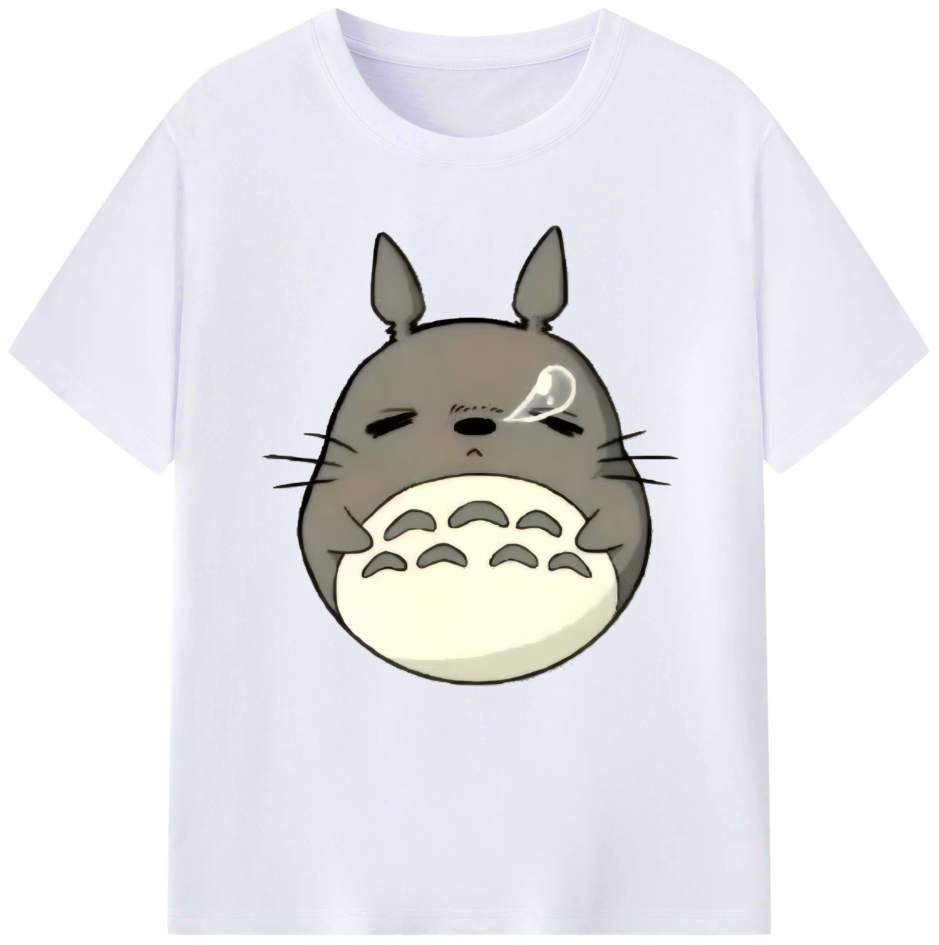 （画像用） となりのトトロ 草壁メイ 草壁サツキ My Neighbor Totoro Satsuki Kusakabe Mei Kusakabe レディースカジュアルプリントTシャツ（綿100％）