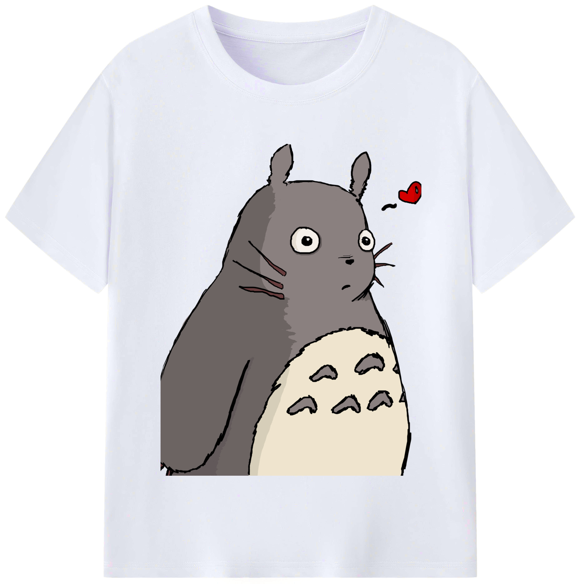 （画像用） となりのトトロ 草壁メイ 草壁サツキ My Neighbor Totoro Satsuki Kusakabe Mei Kusakabe レディースカジュアルプリントTシャツ（綿100％）