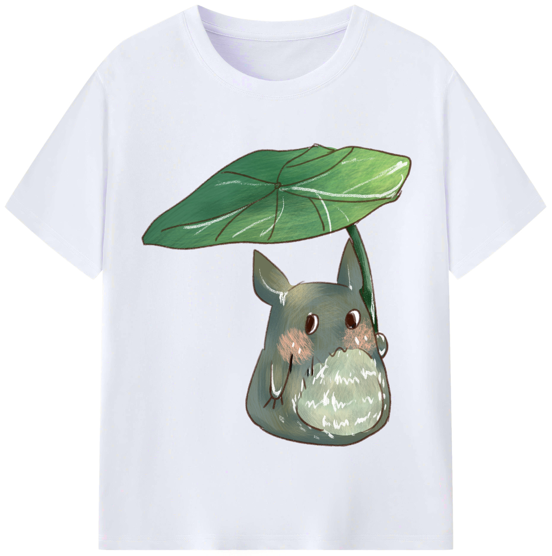 （画像用） となりのトトロ 草壁メイ 草壁サツキ My Neighbor Totoro Satsuki Kusakabe Mei Kusakabe レディースカジュアルプリントTシャツ（綿100％）
