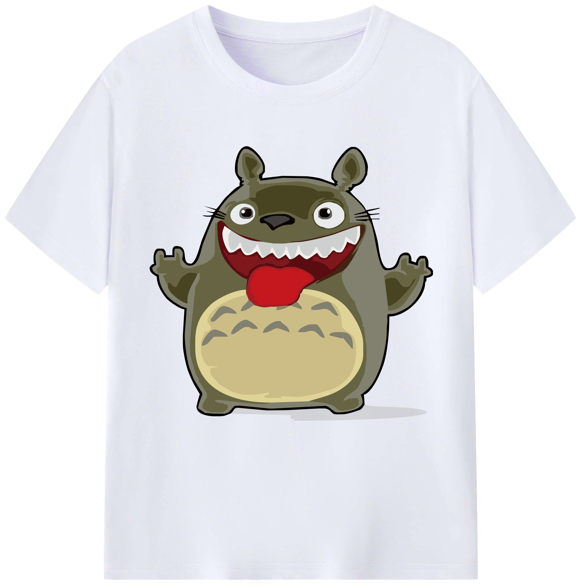 （画像用） となりのトトロ 草壁メイ 草壁サツキ My Neighbor Totoro Satsuki Kusakabe Mei Kusakabe レディースカジュアルプリントTシャツ（綿100％）
