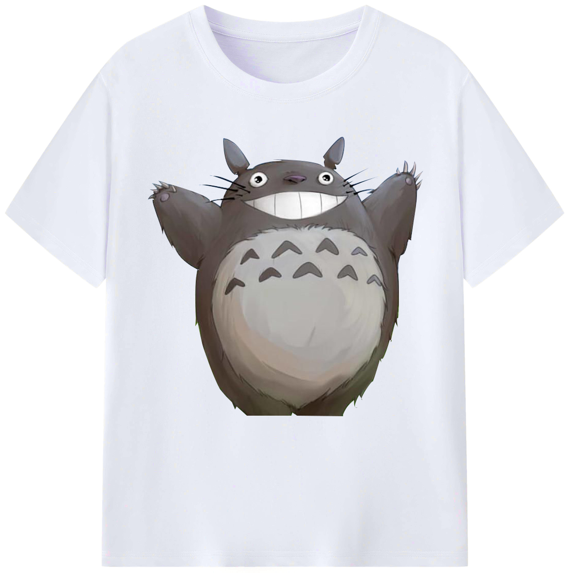 （画像用） となりのトトロ 草壁メイ 草壁サツキ My Neighbor Totoro Satsuki Kusakabe Mei Kusakabe レディースカジュアルプリントTシャツ（綿100％）