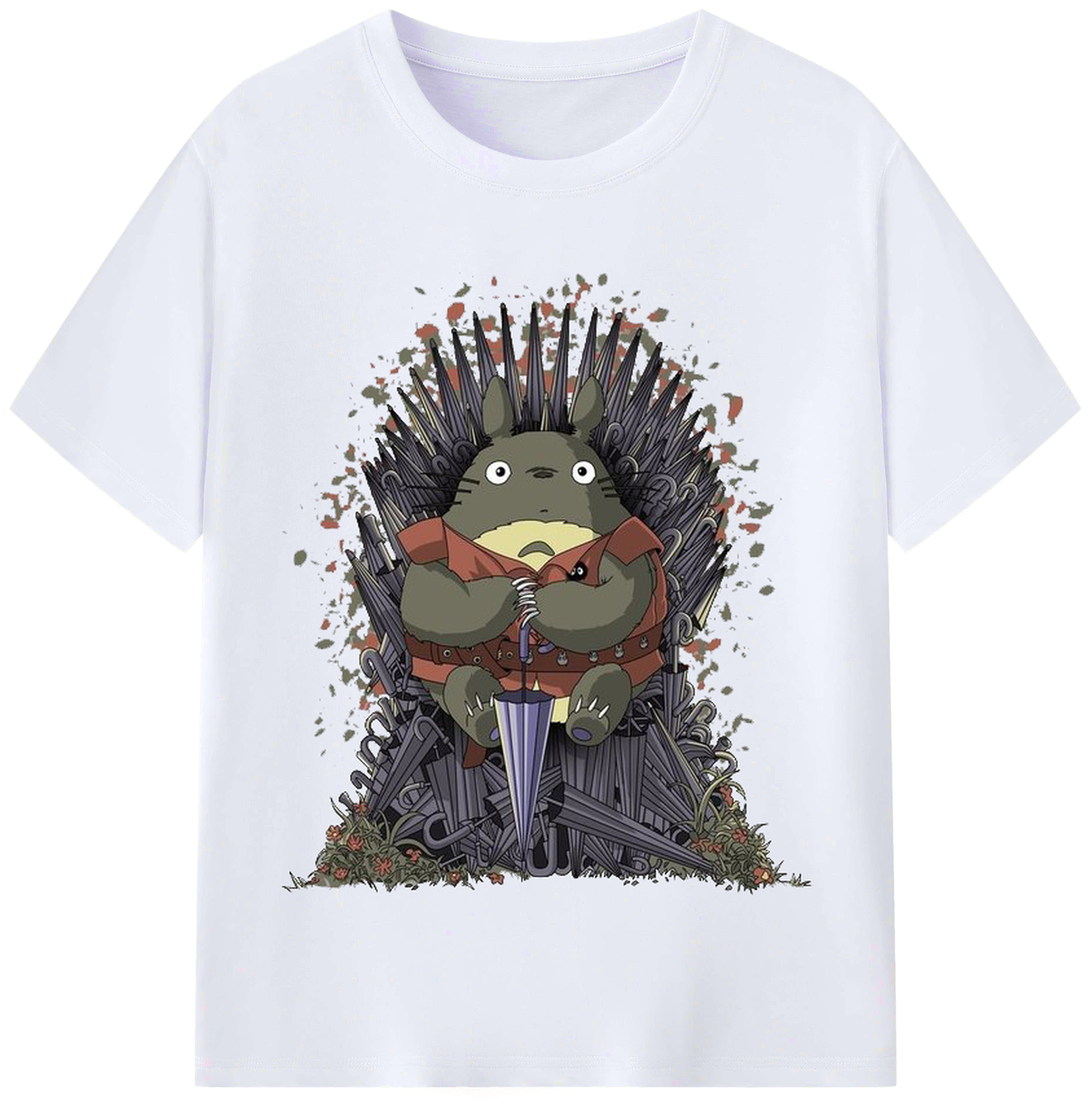 （画像用） となりのトトロ 草壁メイ 草壁サツキ My Neighbor Totoro Satsuki Kusakabe Mei Kusakabe レディースカジュアルプリントTシャツ（綿100％）