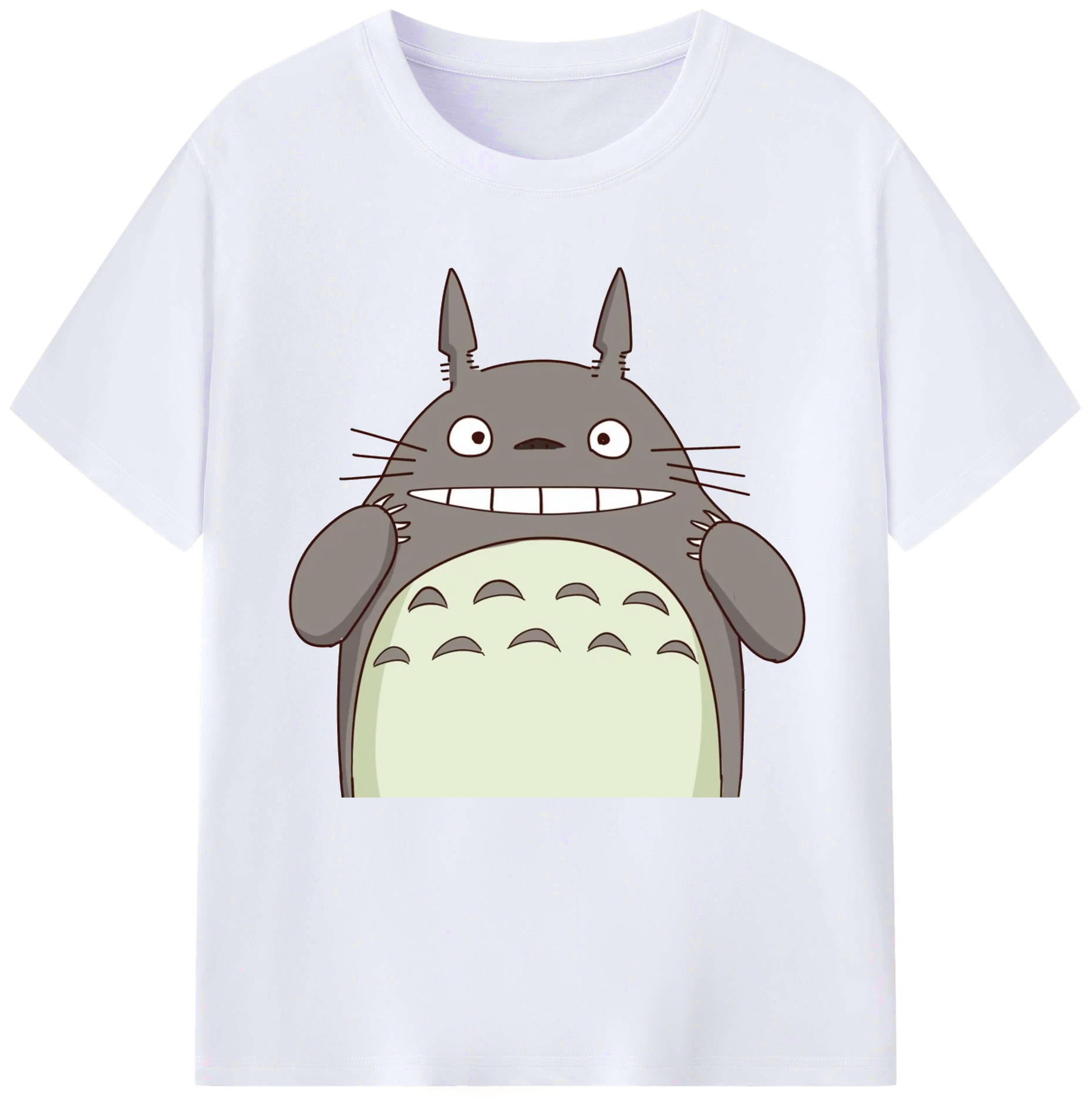 （画像用） となりのトトロ 草壁メイ 草壁サツキ My Neighbor Totoro Satsuki Kusakabe Mei Kusakabe レディースカジュアルプリントTシャツ（綿100％）