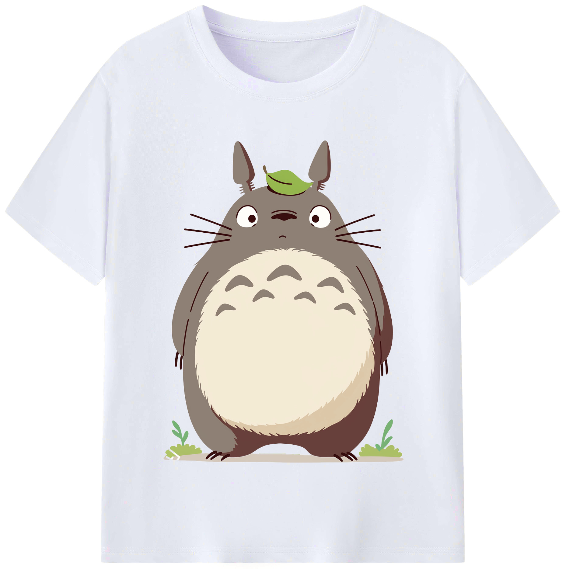 （画像用） となりのトトロ 草壁メイ 草壁サツキ My Neighbor Totoro Satsuki Kusakabe Mei Kusakabe レディースカジュアルプリントTシャツ（綿100％）
