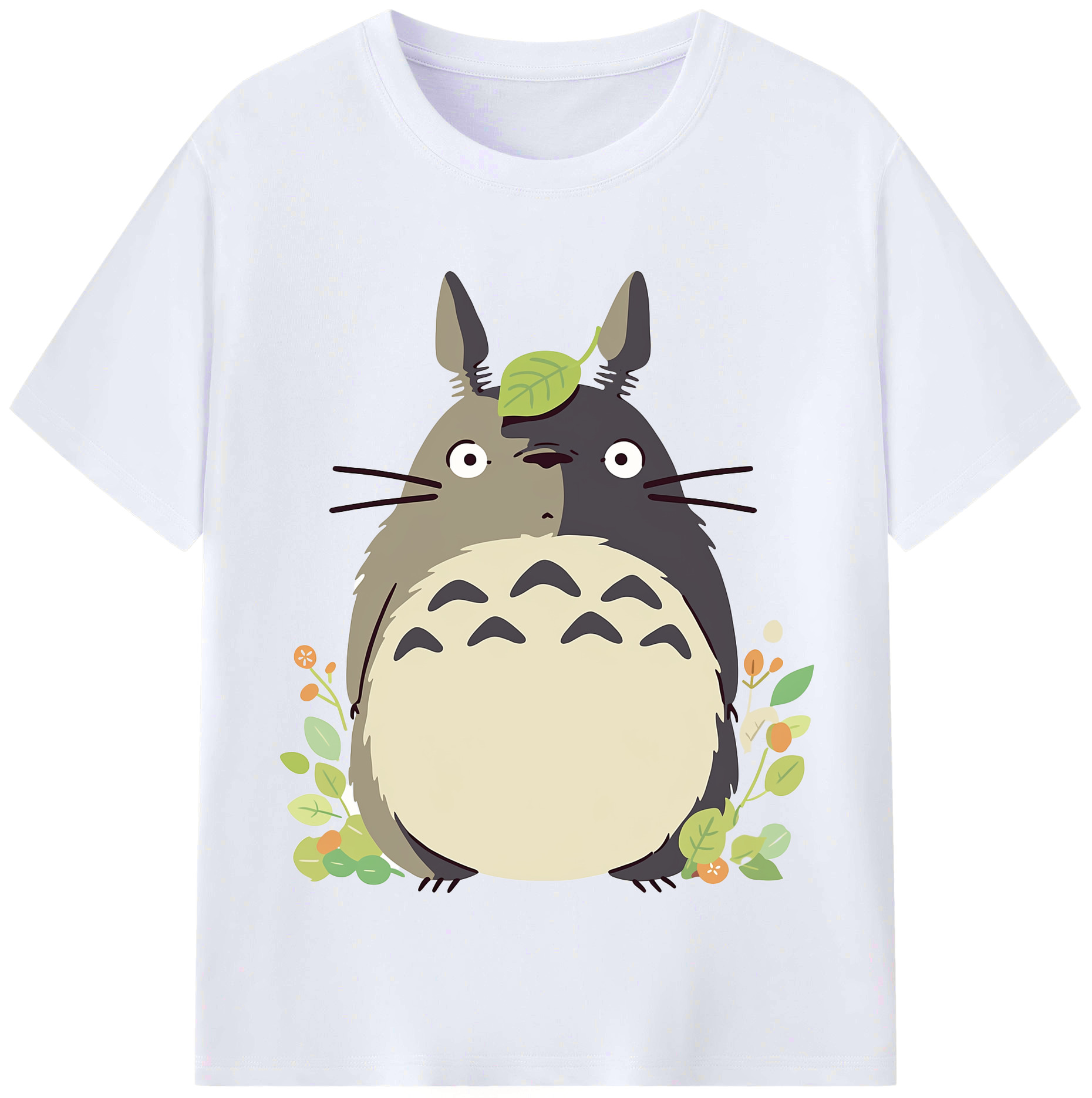 （画像用） となりのトトロ 草壁メイ 草壁サツキ My Neighbor Totoro Satsuki Kusakabe Mei Kusakabe レディースカジュアルプリントTシャツ（綿100％）