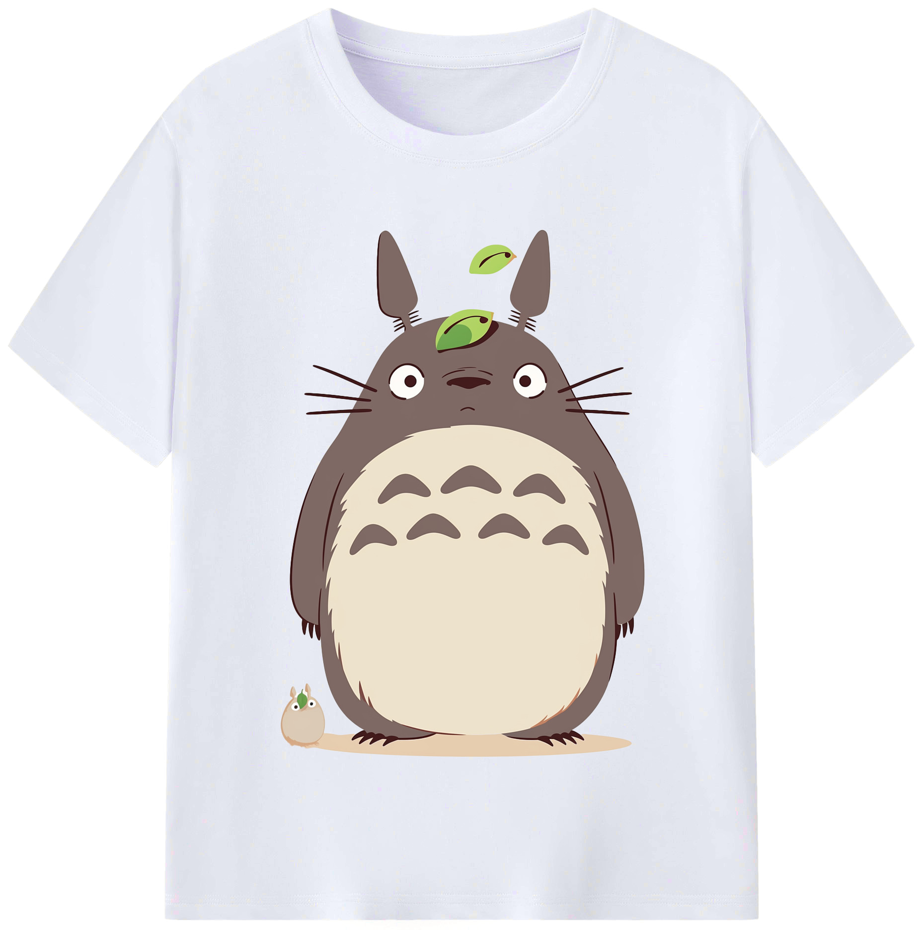 （画像用） となりのトトロ 草壁メイ 草壁サツキ My Neighbor Totoro Satsuki Kusakabe Mei Kusakabe レディースカジュアルプリントTシャツ（綿100％）