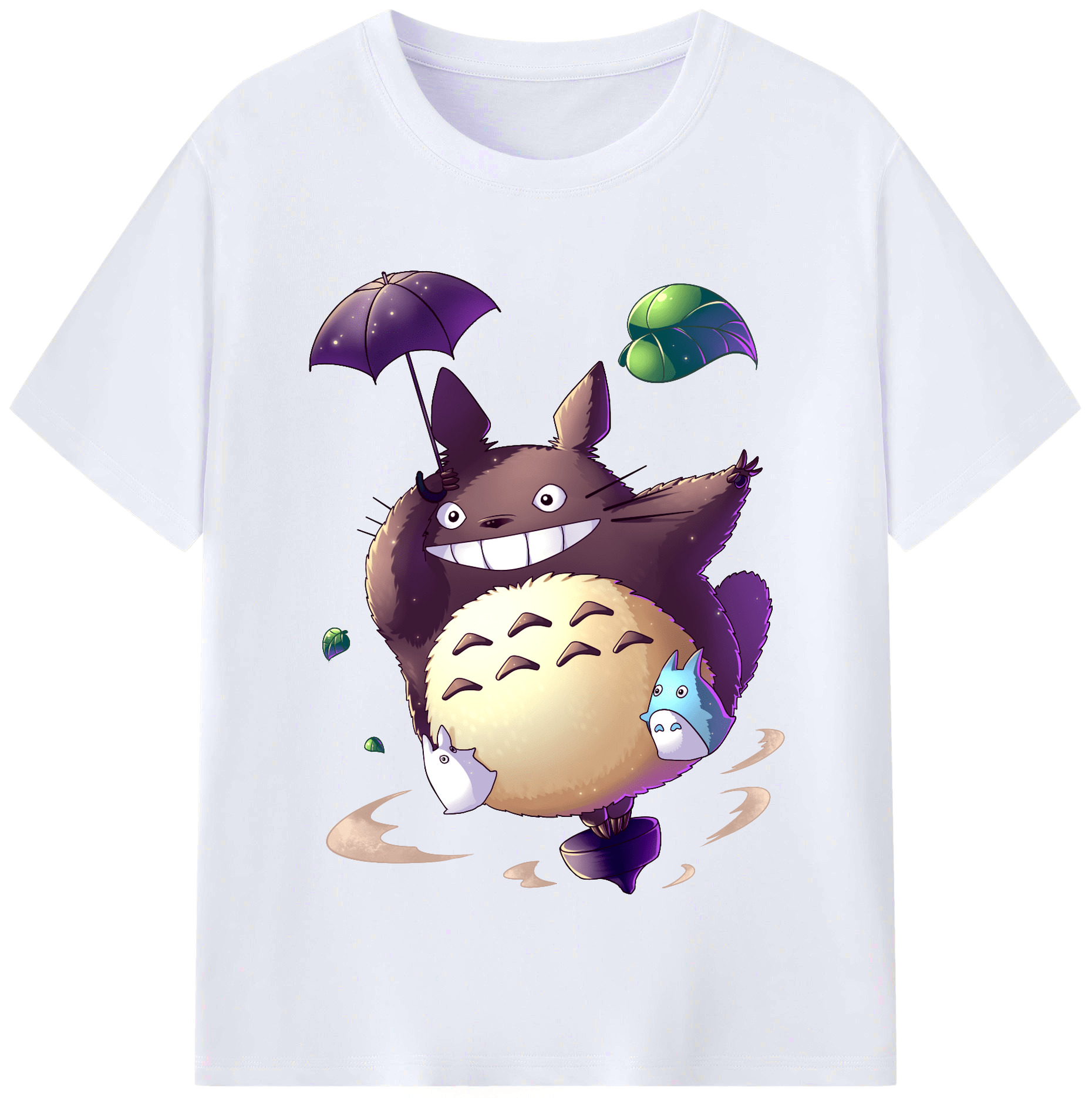 （画像用） となりのトトロ 草壁メイ 草壁サツキ My Neighbor Totoro Satsuki Kusakabe Mei Kusakabe レディースカジュアルプリントTシャツ（綿100％）