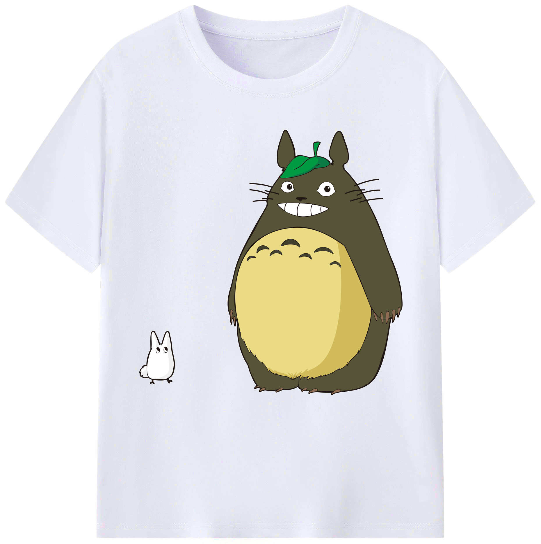（画像用） となりのトトロ 草壁メイ 草壁サツキ My Neighbor Totoro Satsuki Kusakabe Mei Kusakabe レディースカジュアルプリントTシャツ（綿100％）