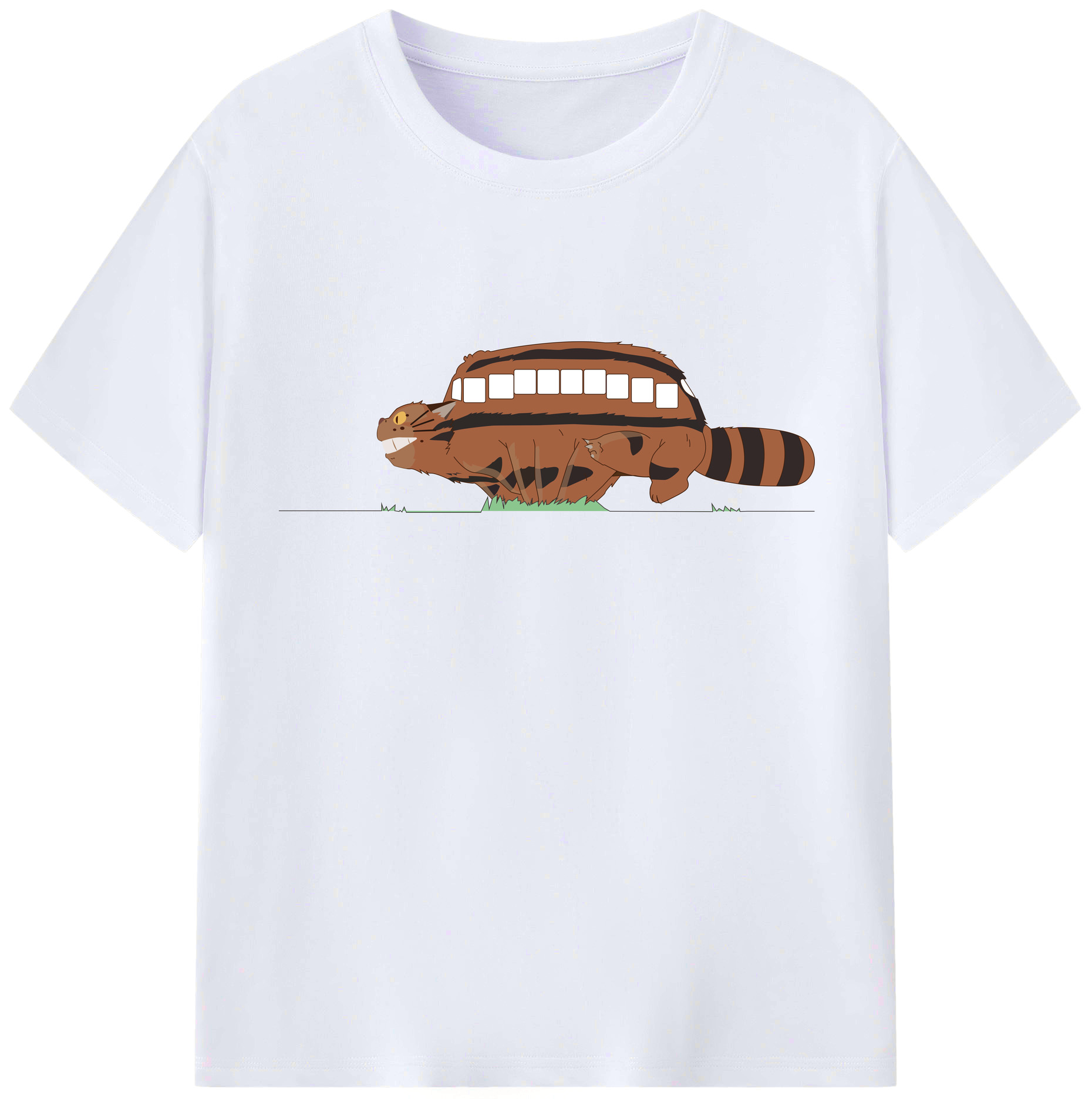 （画像用） となりのトトロ 草壁メイ 草壁サツキ My Neighbor Totoro Satsuki Kusakabe Mei Kusakabe レディースカジュアルプリントTシャツ（綿100％）