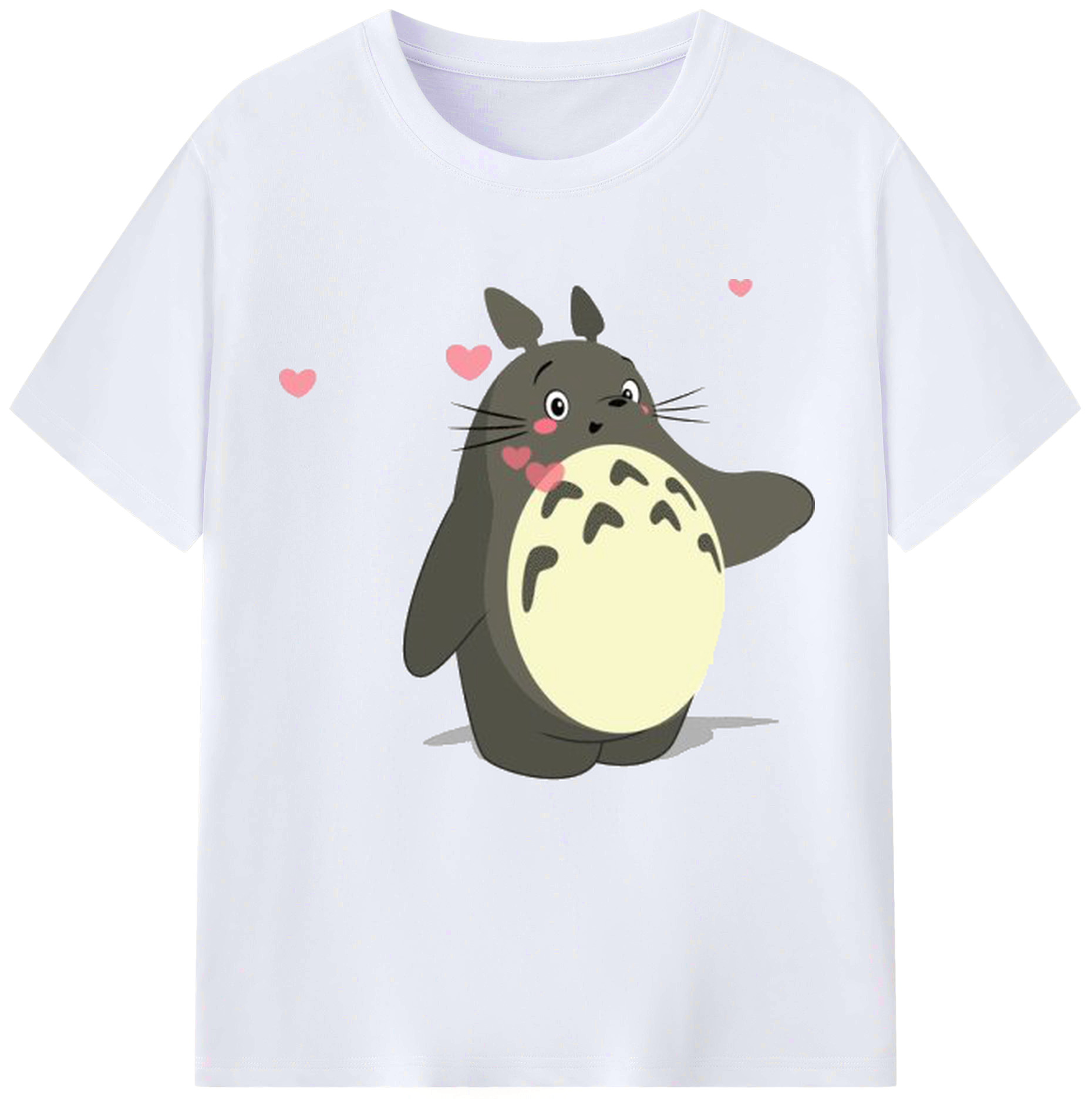 （画像用） となりのトトロ 草壁メイ 草壁サツキ My Neighbor Totoro Satsuki Kusakabe Mei Kusakabe レディースカジュアルプリントTシャツ（綿100％）
