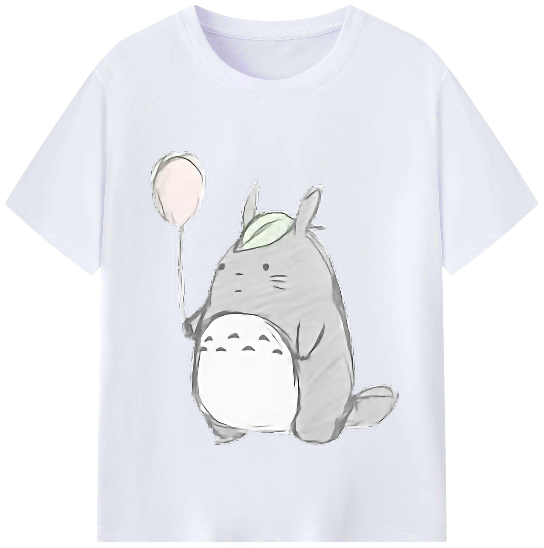 （画像用） となりのトトロ 草壁メイ 草壁サツキ My Neighbor Totoro Satsuki Kusakabe Mei Kusakabe レディースカジュアルプリントTシャツ（綿100％）