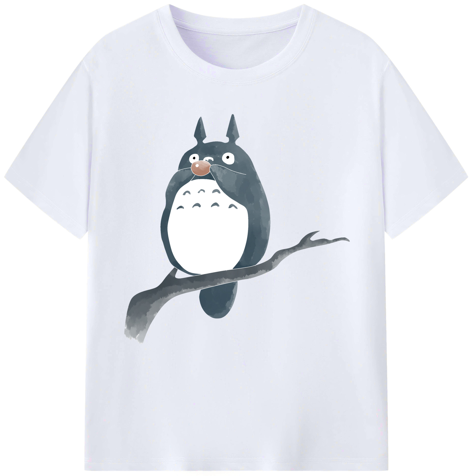 （画像用） となりのトトロ 草壁メイ 草壁サツキ My Neighbor Totoro Satsuki Kusakabe Mei Kusakabe レディースカジュアルプリントTシャツ（綿100％）