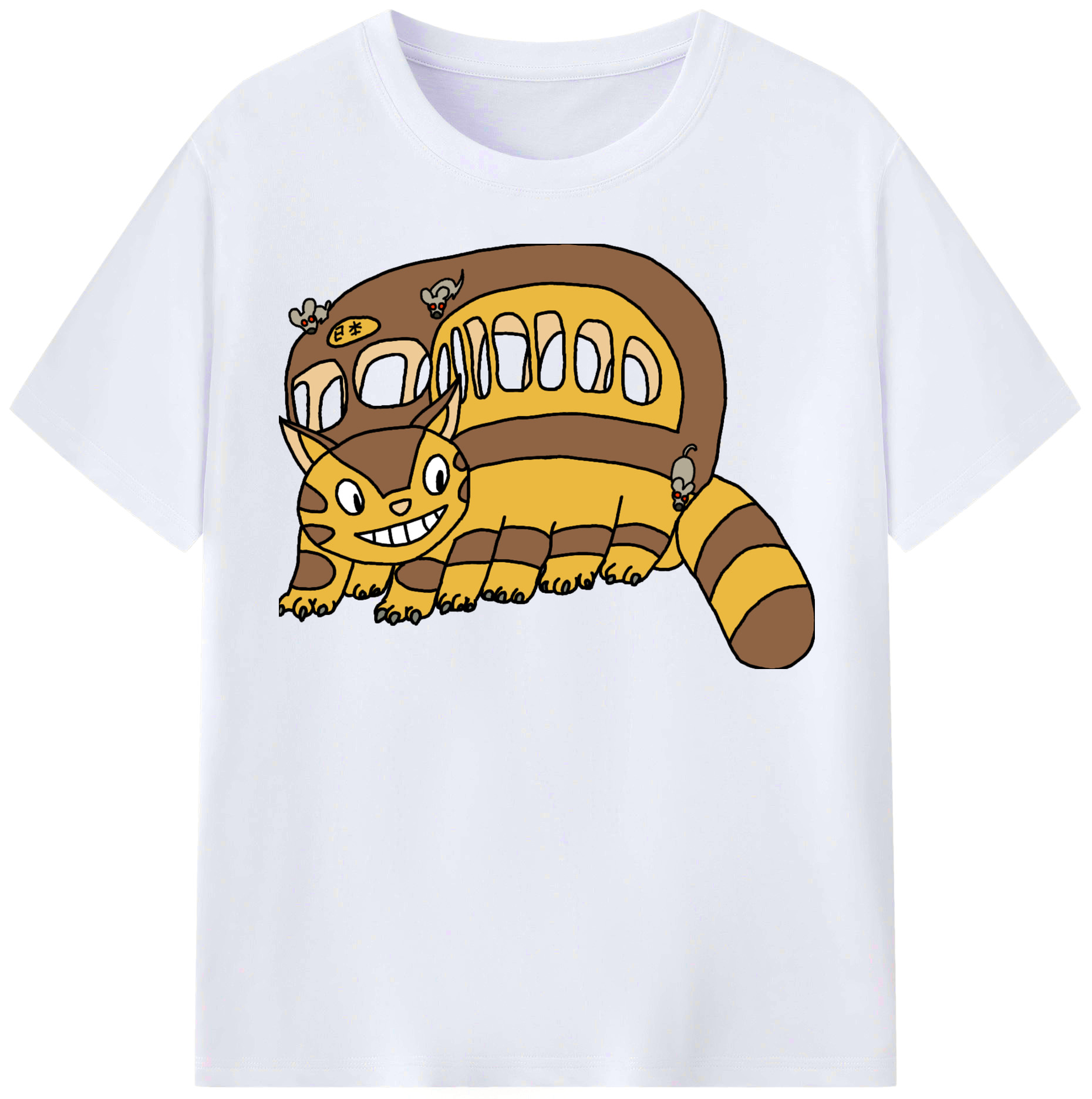 （画像用） となりのトトロ 草壁メイ 草壁サツキ My Neighbor Totoro Satsuki Kusakabe Mei Kusakabe レディースカジュアルプリントTシャツ（綿100％）