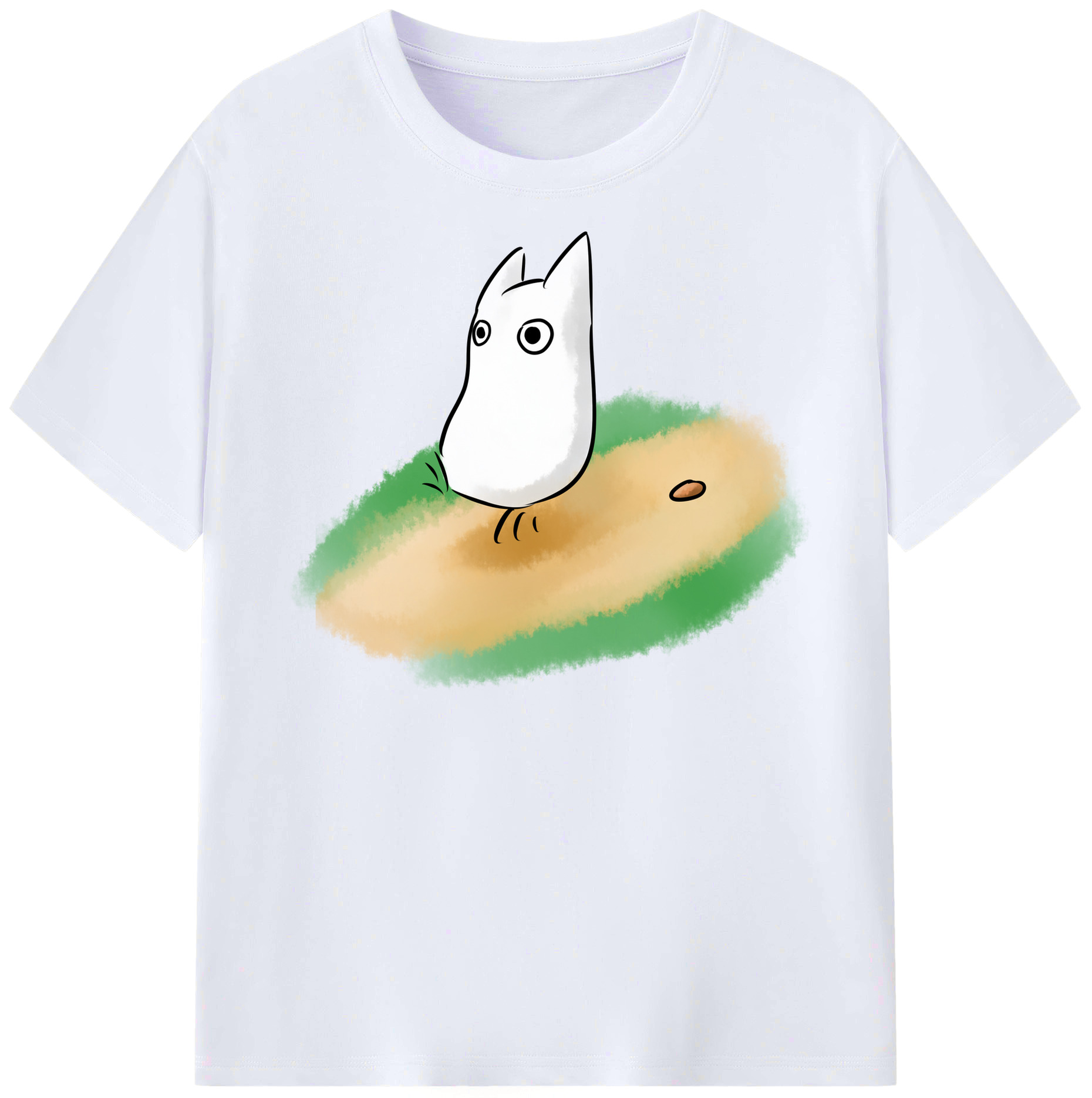 （画像用） となりのトトロ 草壁メイ 草壁サツキ My Neighbor Totoro Satsuki Kusakabe Mei Kusakabe レディースカジュアルプリントTシャツ（綿100％）