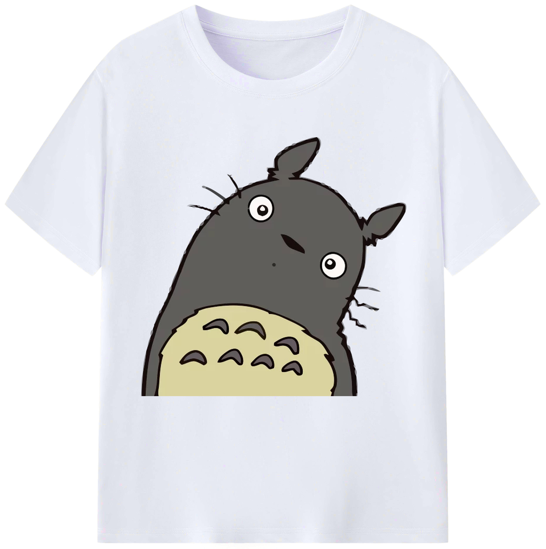 （画像用） となりのトトロ 草壁メイ 草壁サツキ My Neighbor Totoro Satsuki Kusakabe Mei Kusakabe レディースカジュアルプリントTシャツ（綿100％）