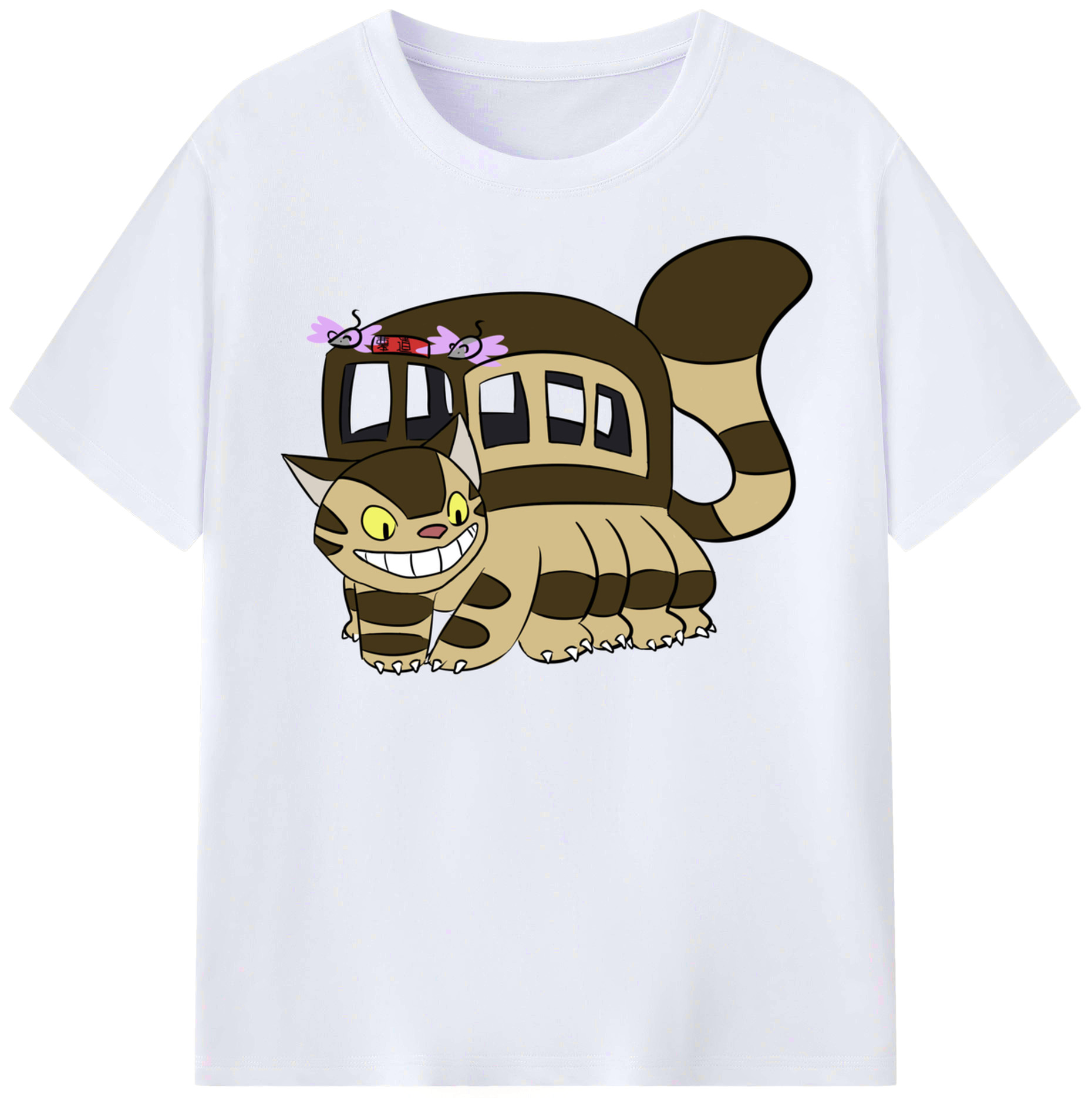 （画像用） となりのトトロ 草壁メイ 草壁サツキ My Neighbor Totoro Satsuki Kusakabe Mei Kusakabe レディースカジュアルプリントTシャツ（綿100％）