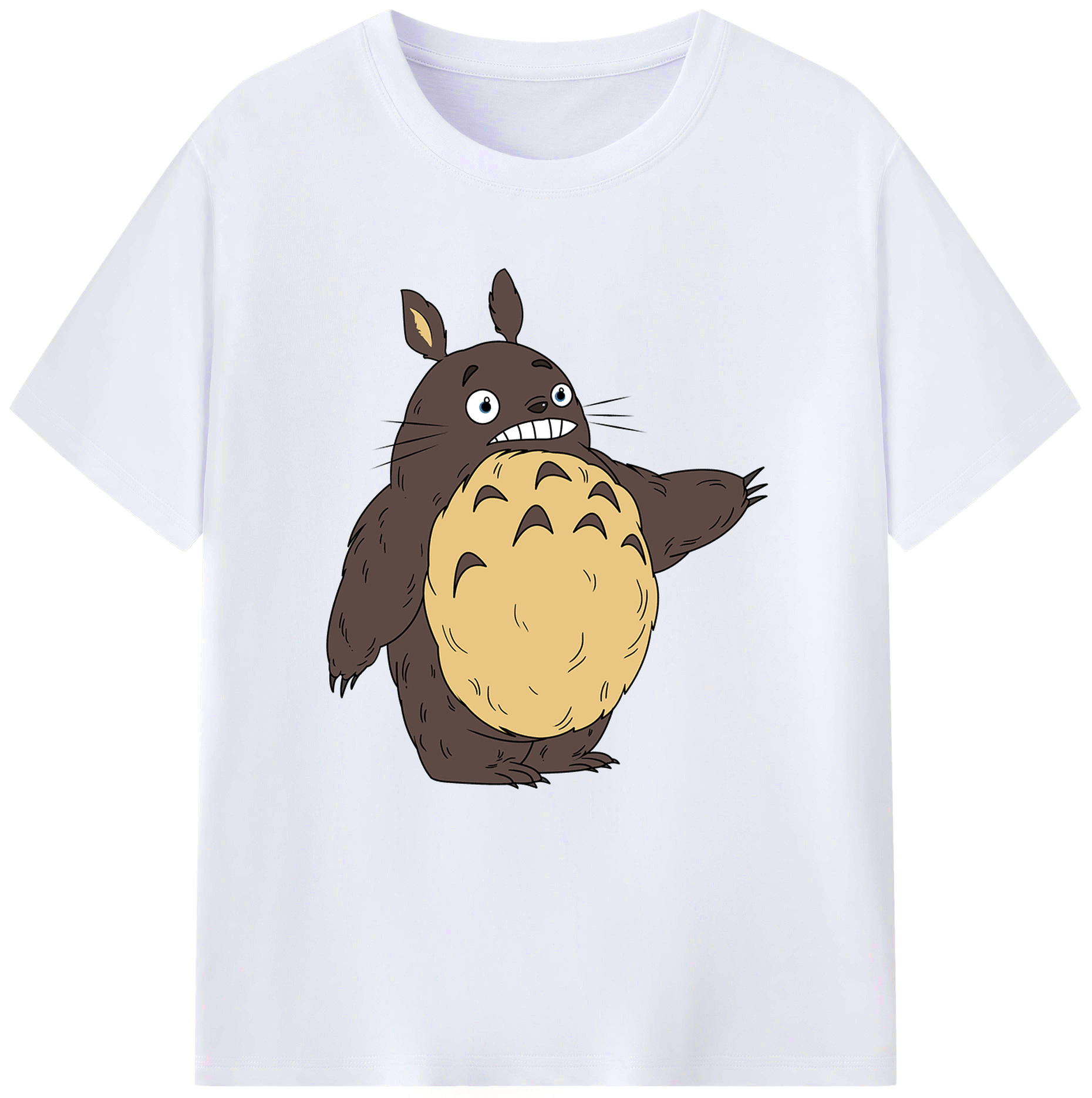 （画像用） となりのトトロ 草壁メイ 草壁サツキ My Neighbor Totoro Satsuki Kusakabe Mei Kusakabe レディースカジュアルプリントTシャツ（綿100％）